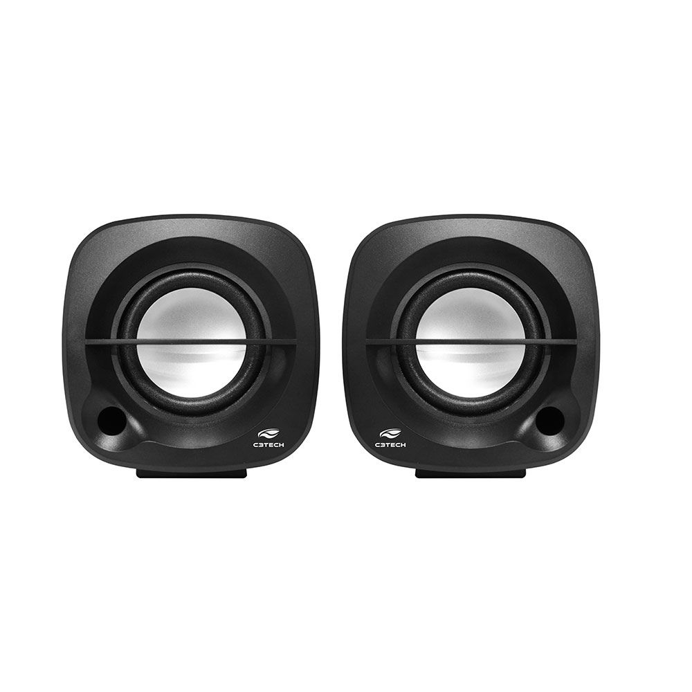 Caixa de Som USB 2.0 3W Preto C3Tech SP-303BK