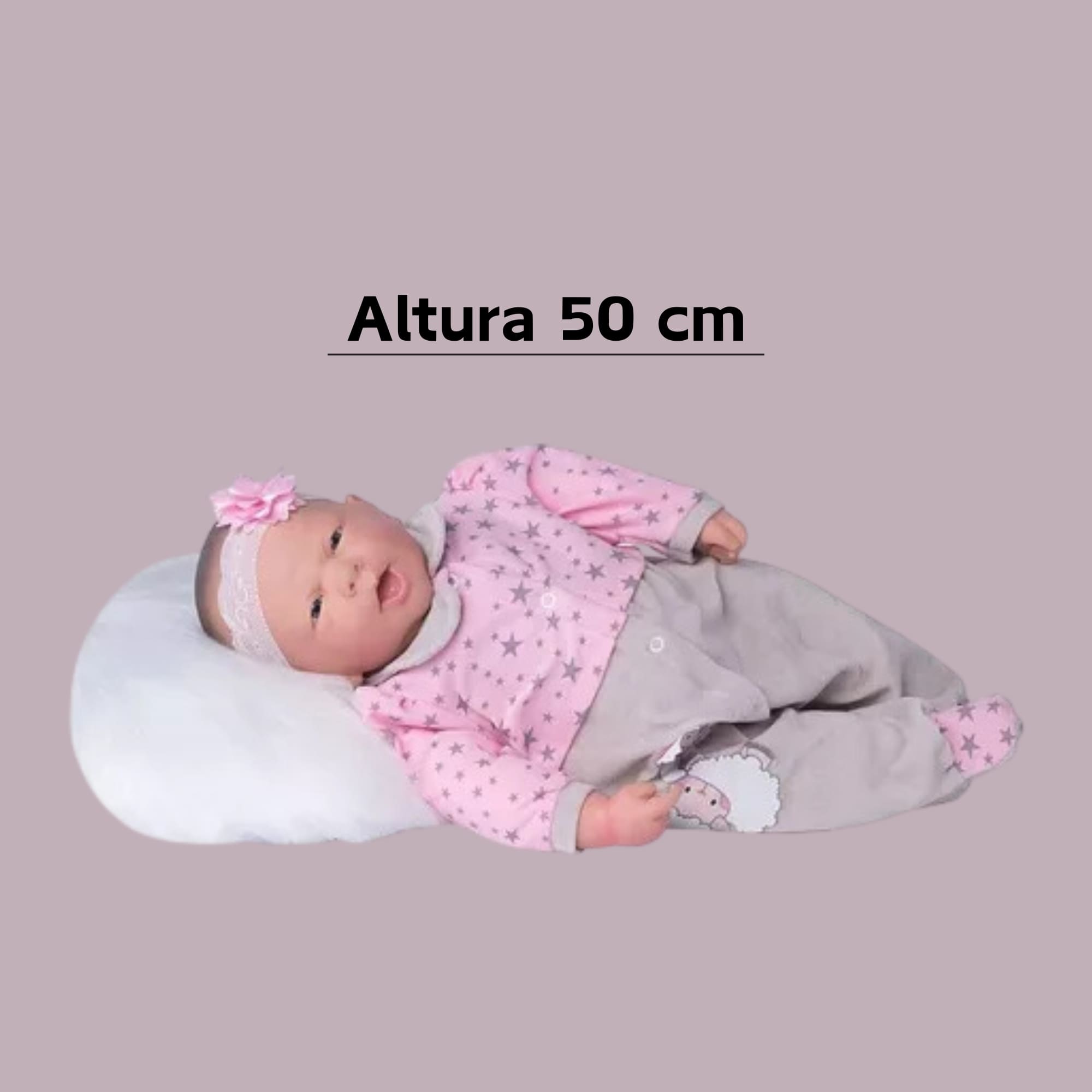 Brinquedo Infantil Boneca Ninos Reborn Com Boca Aberta Menina Cotiplás 2211