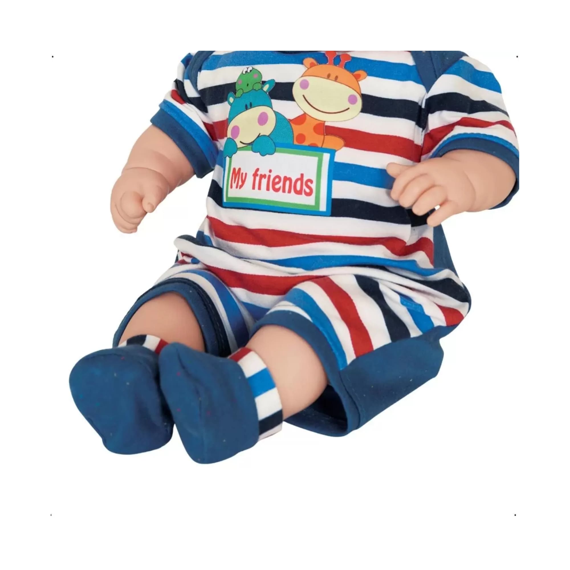 Brinquedo Infantil Lindo Boneco Bebê Menino Fofinho Miyo da Cotiplas - 2246