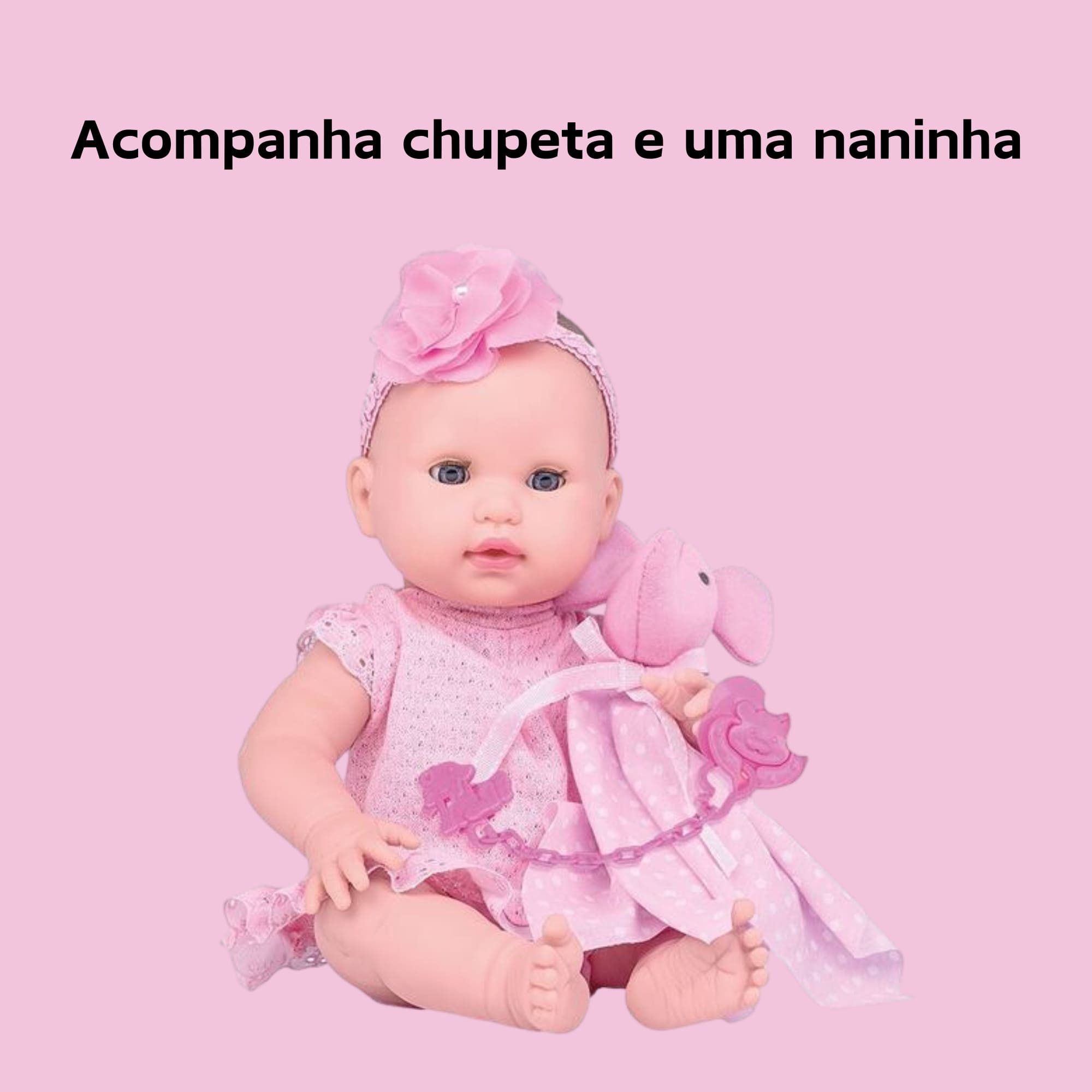 Brinquedo infantil boneca love born hora da naninha Cotiplas 2380
