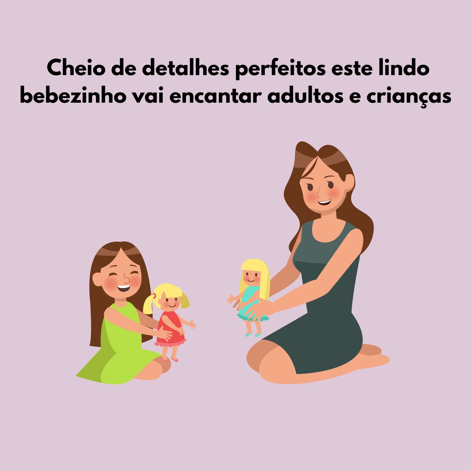 Brinquedo Infantil Boneca Realista Anny Doll Baby Ruiva Cotiplas - 2503