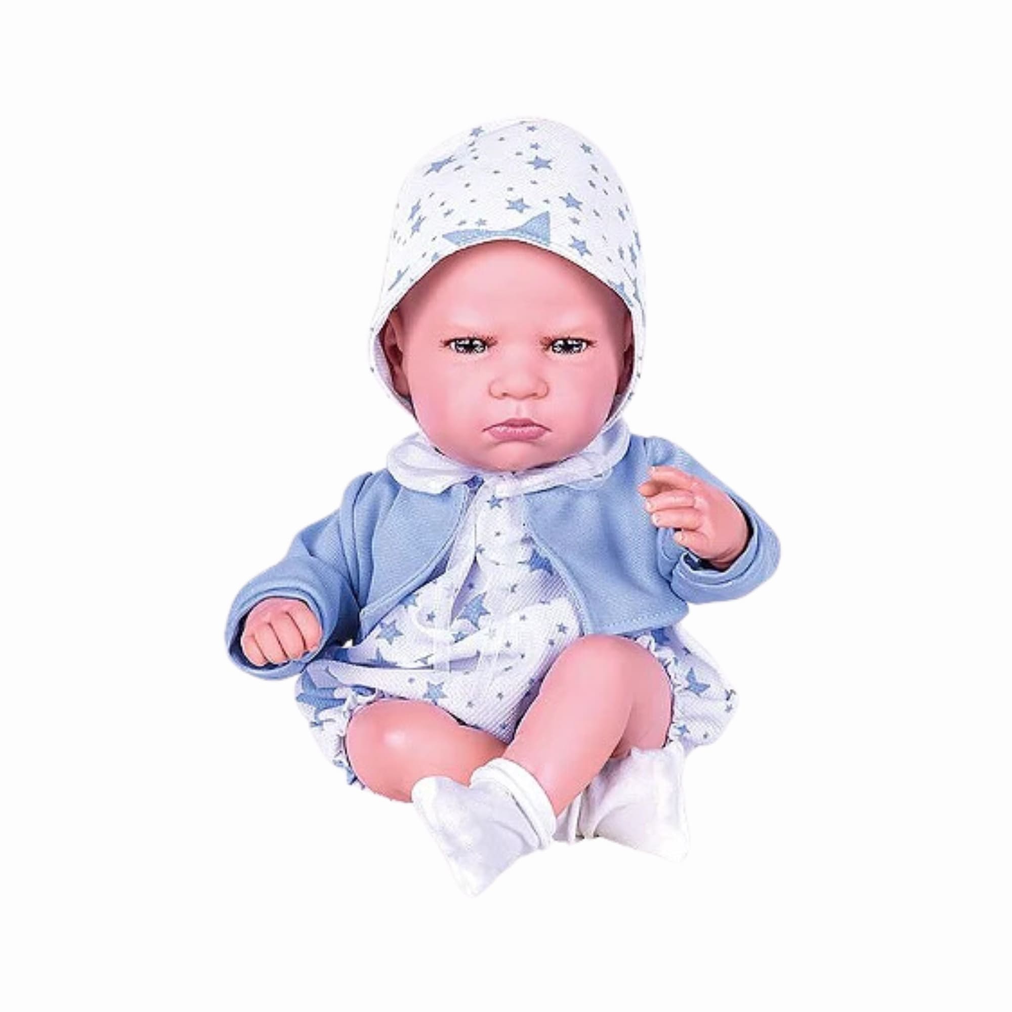 Brinquedo Boneca bebê miya reborn menino recém nascida Cotiplas 2648