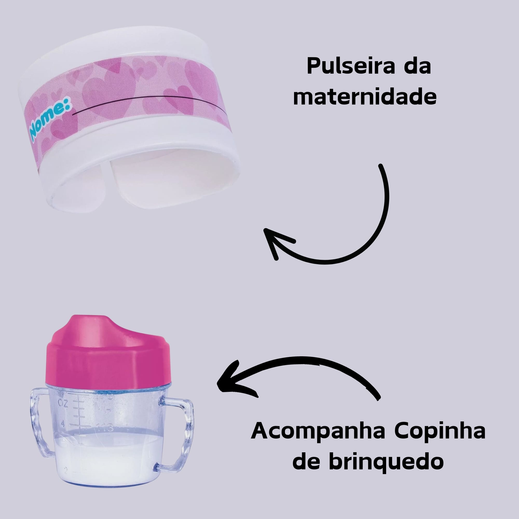 Brinquedo Boneca bebê miya reborn menina recém nascida Cotiplas - 2649