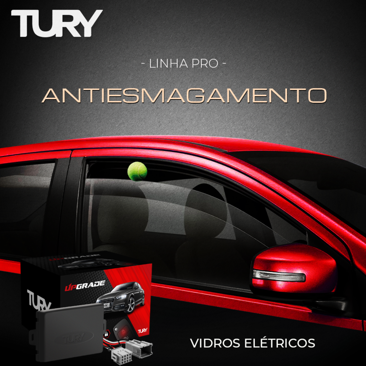 COMP Módulo de Subida de Vidro Creta + módulo Tilt Down Tury
