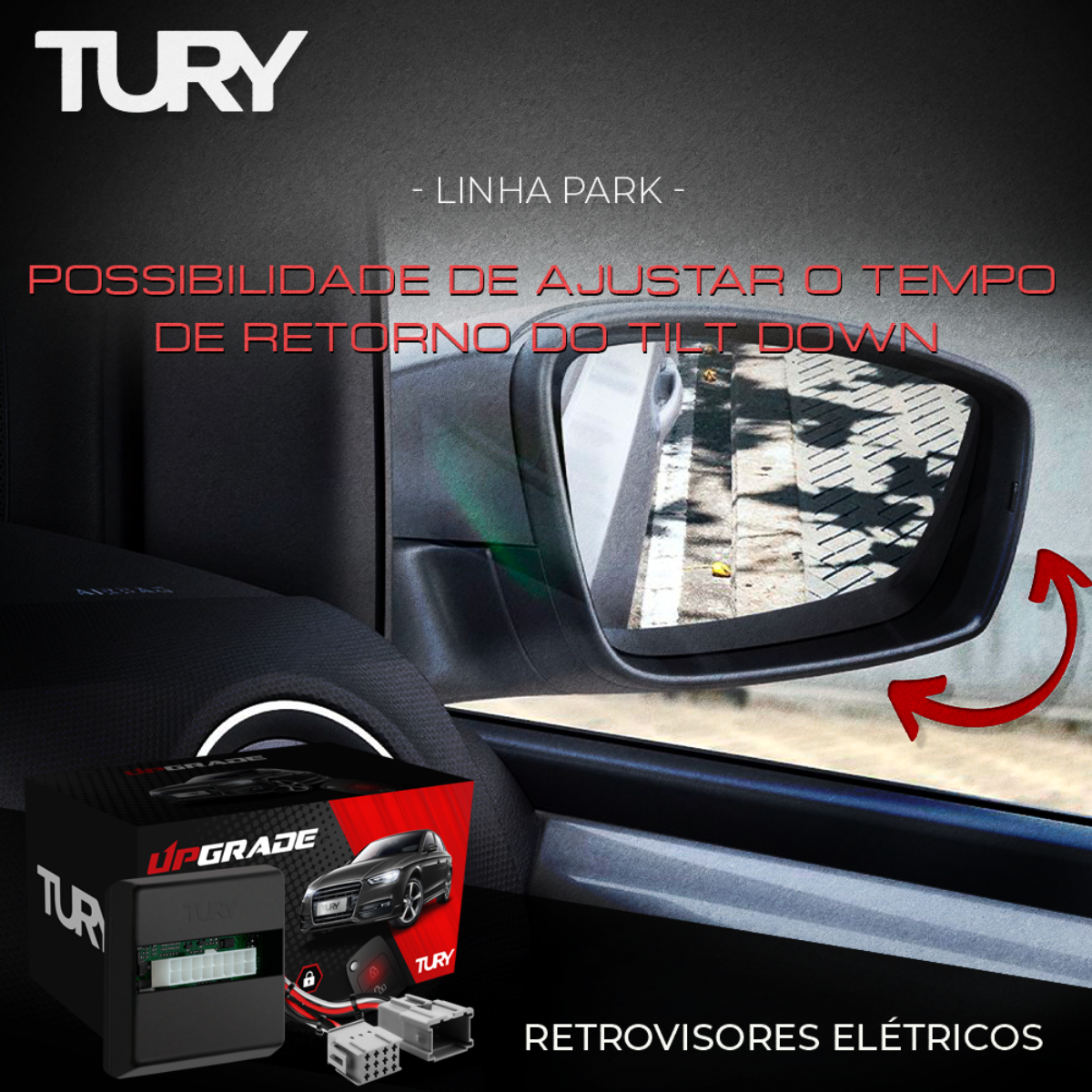 COMP Módulo de Subida de Vidro Creta + módulo Tilt Down Tury