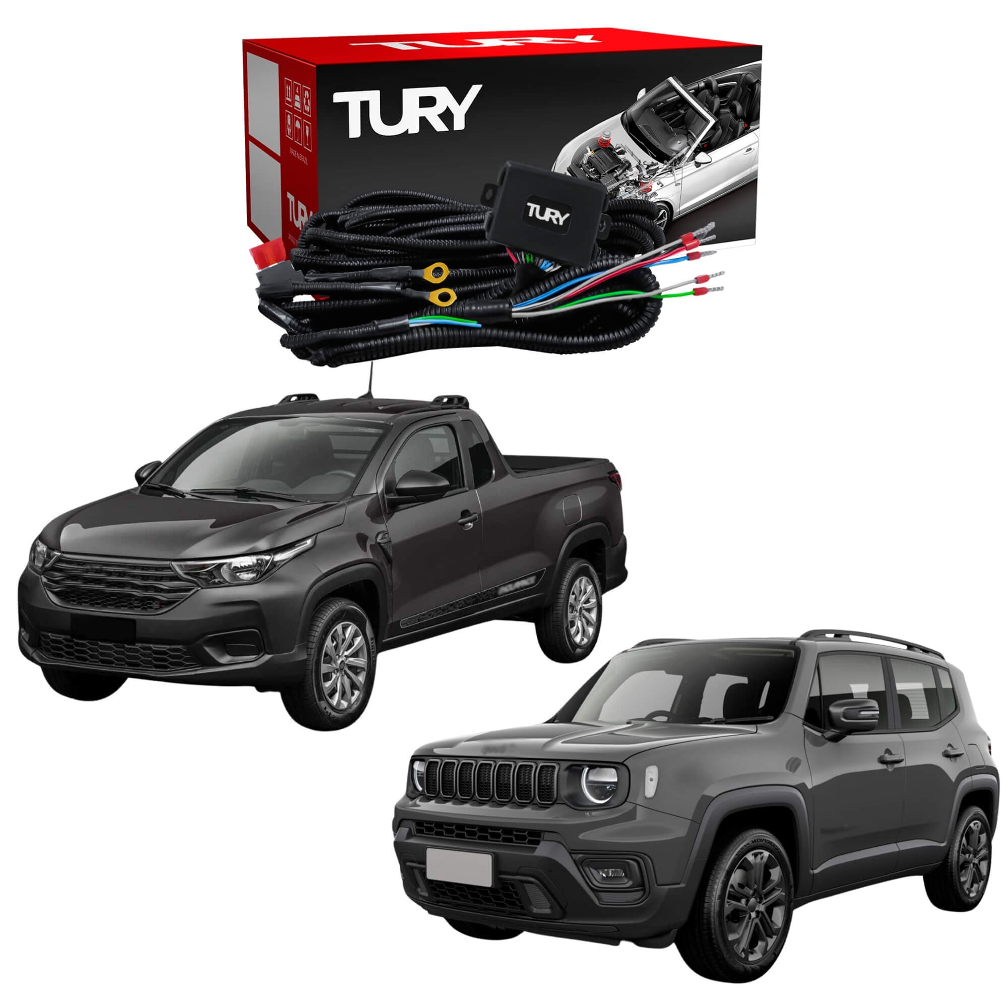 Módulo Iluminação De Carretas Engate Strada Renegade Tury Connect Ip 5.2 A