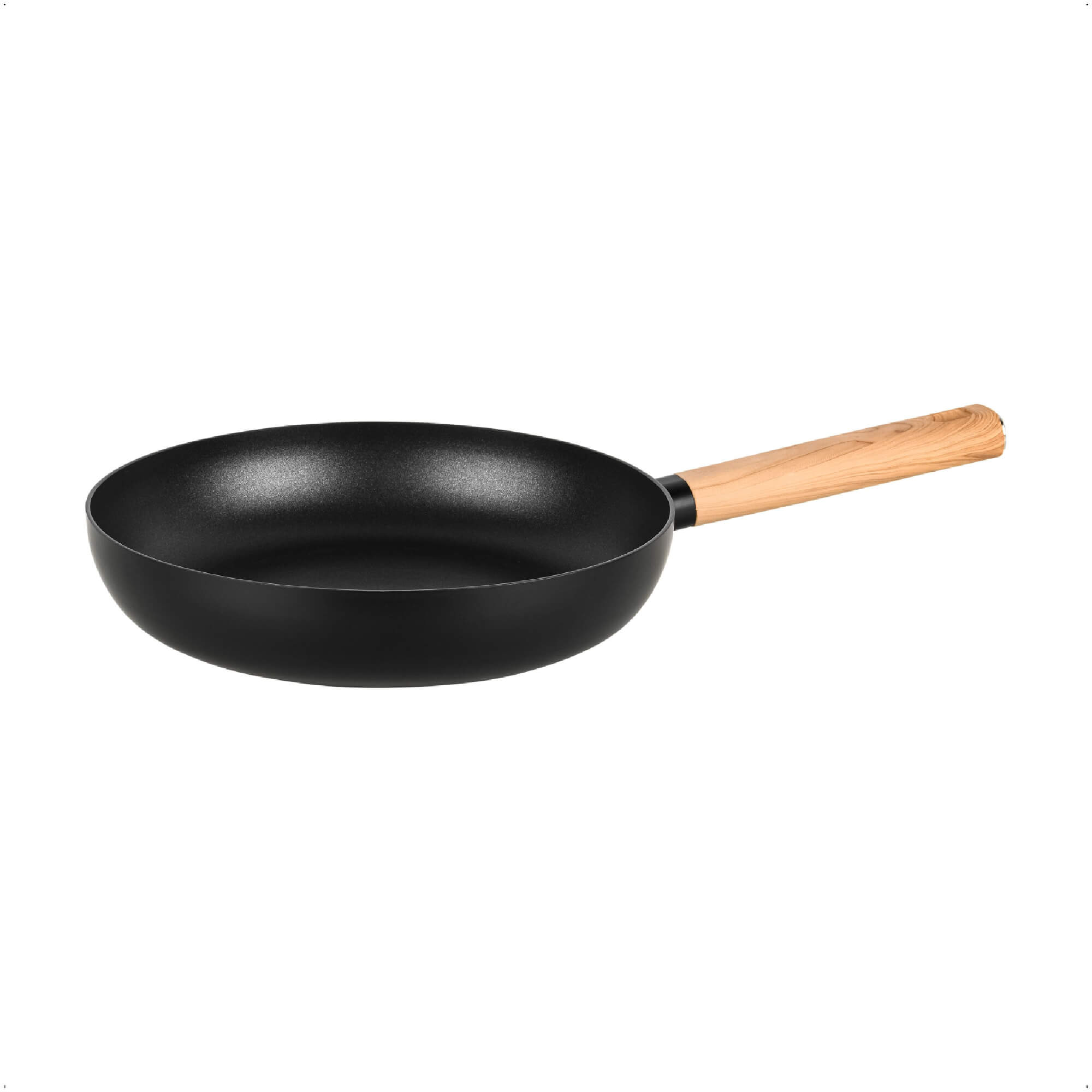 Jogo de Panelas Concept Wood 4 Peças em Alumínio Forjado Cor Preto MTA - 8467