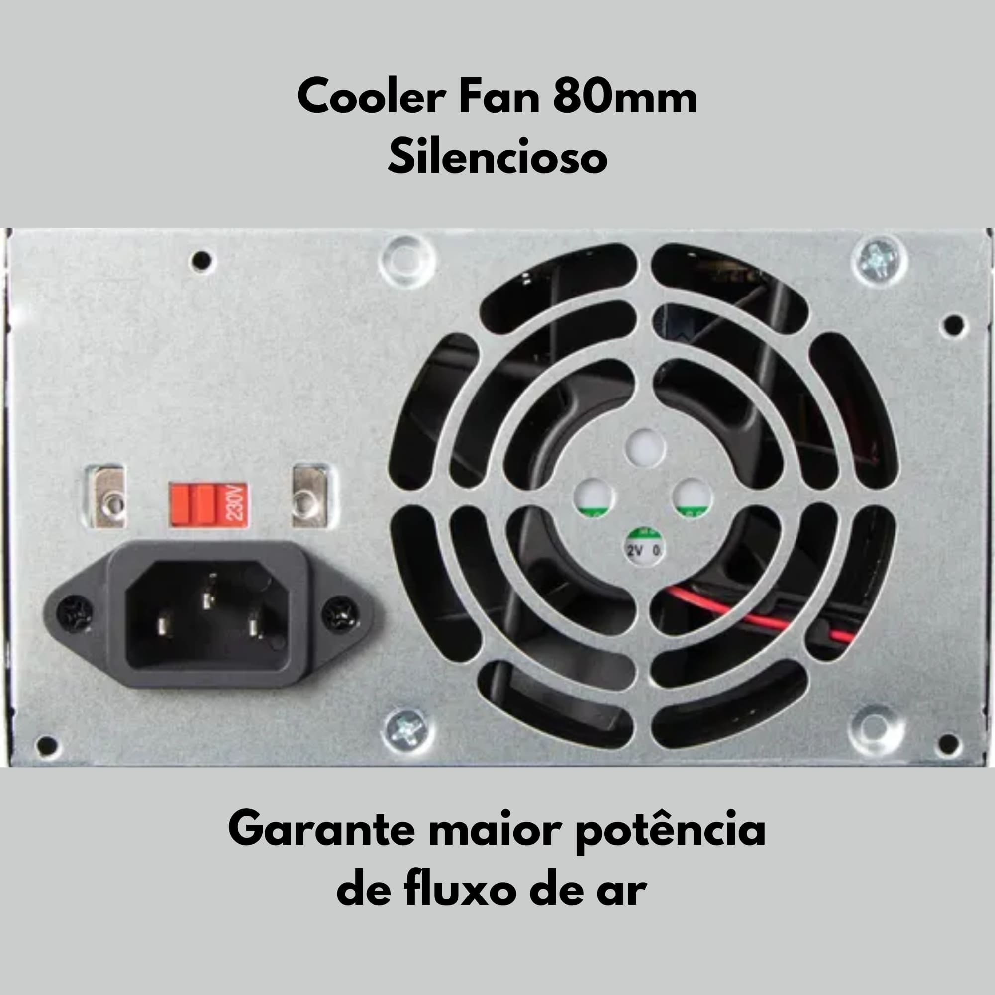 Fonte ATX 200W Fortrek S/Cabo 20 + 4P PWS-2003 0000062849
