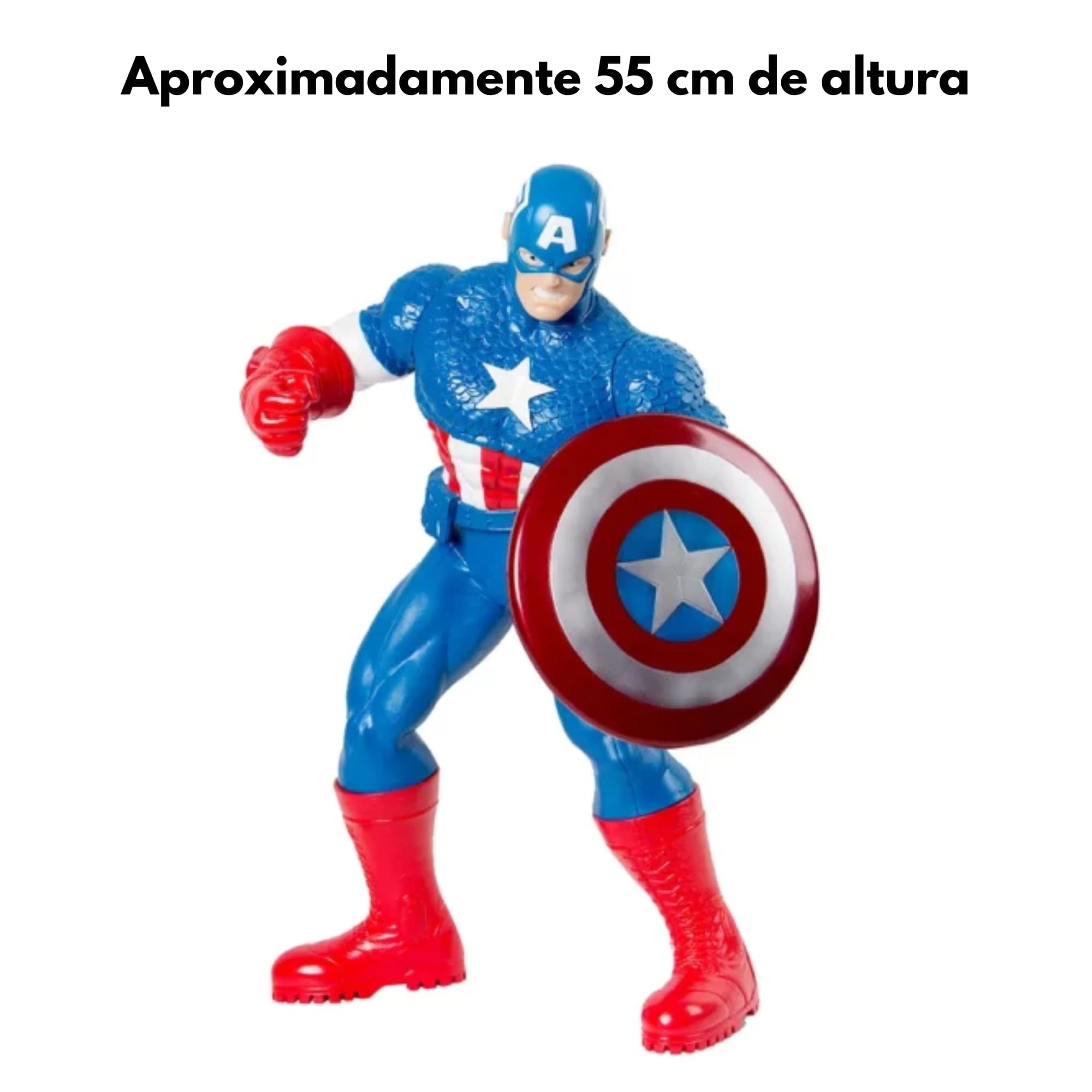 Boneco Brinquedo Infantil Capitão América Action Figure Universe Mimo Toys 1204