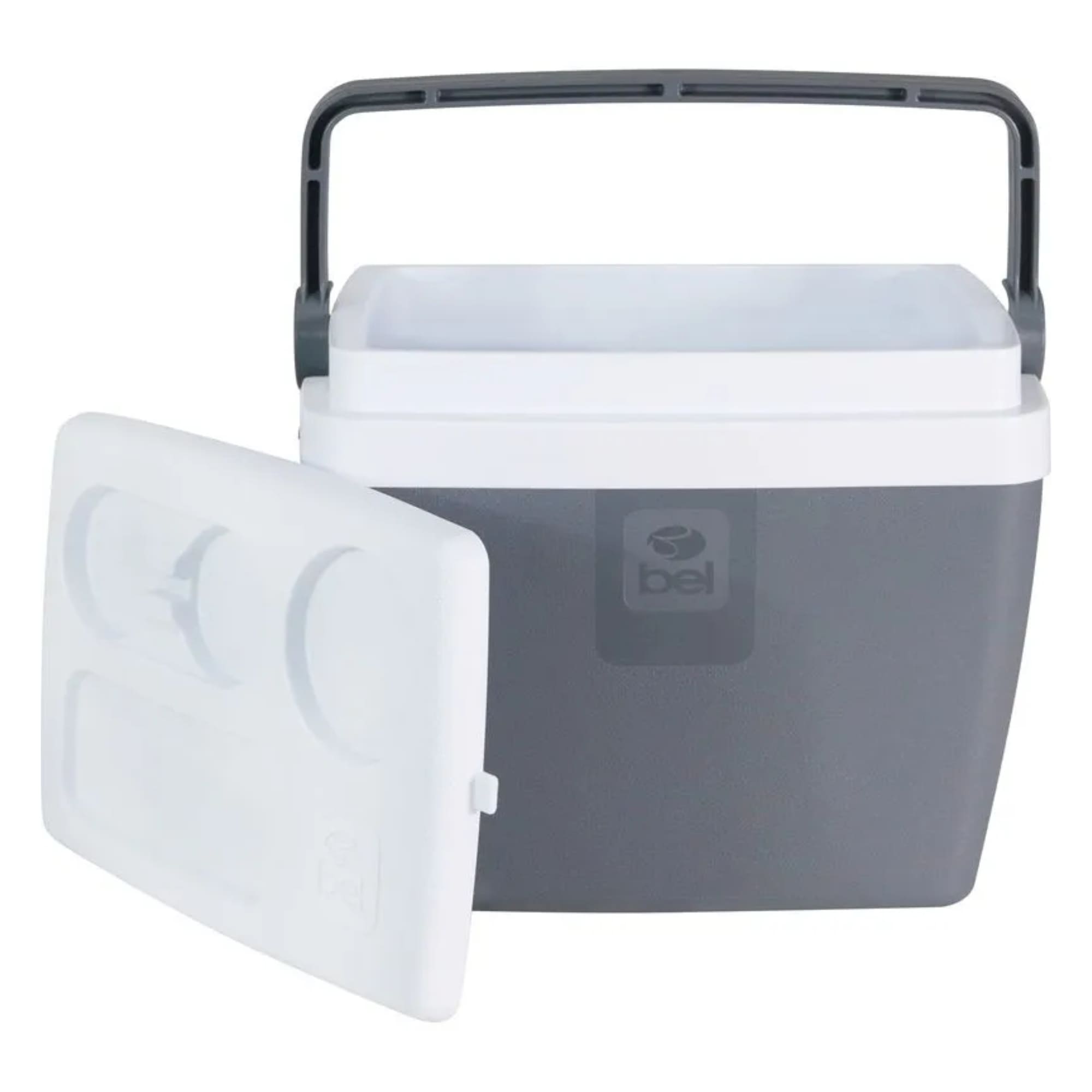 Caixa Térmica 12 Litros com Capacidade para 7 garrafas pet de 600ml ou 13 latinhas de 350ml - Bel Cor:Cinza
