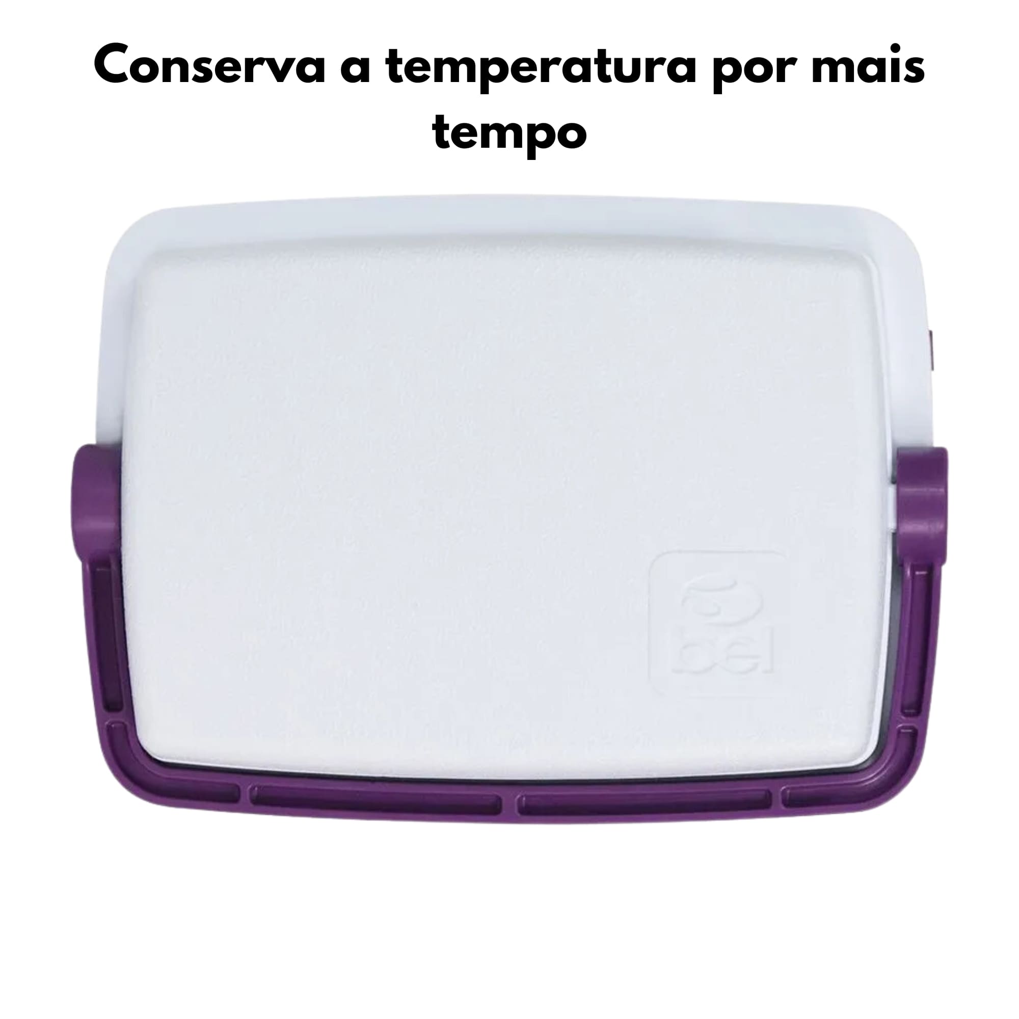 Caixa Térmica 6 Litros Com Capacidade para 8 latinhas de 350ml - Bel Cor:Açaí