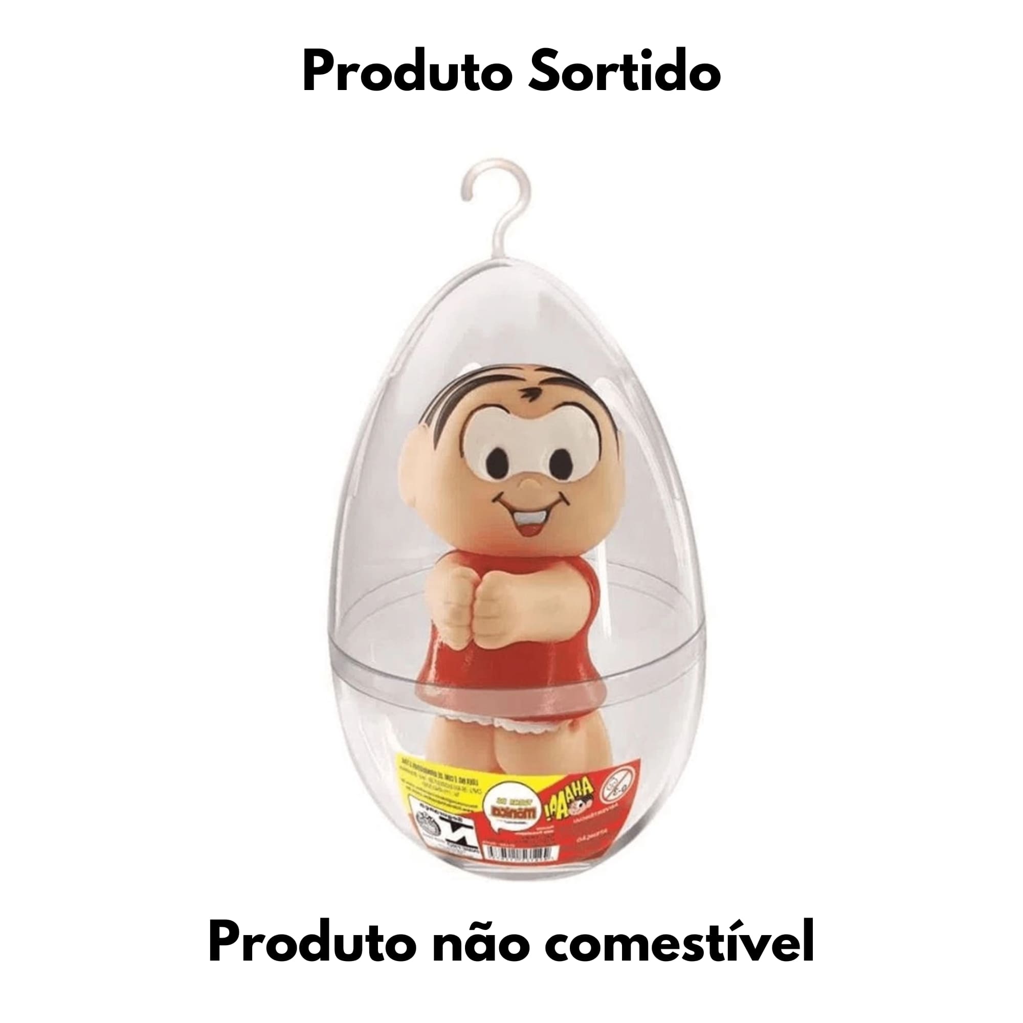 Brinquedo Infantil Boneca Agarradinhos Ovo Pequeno Turma da Monica Idade Recomendada +4 Anos Produto Líder 597