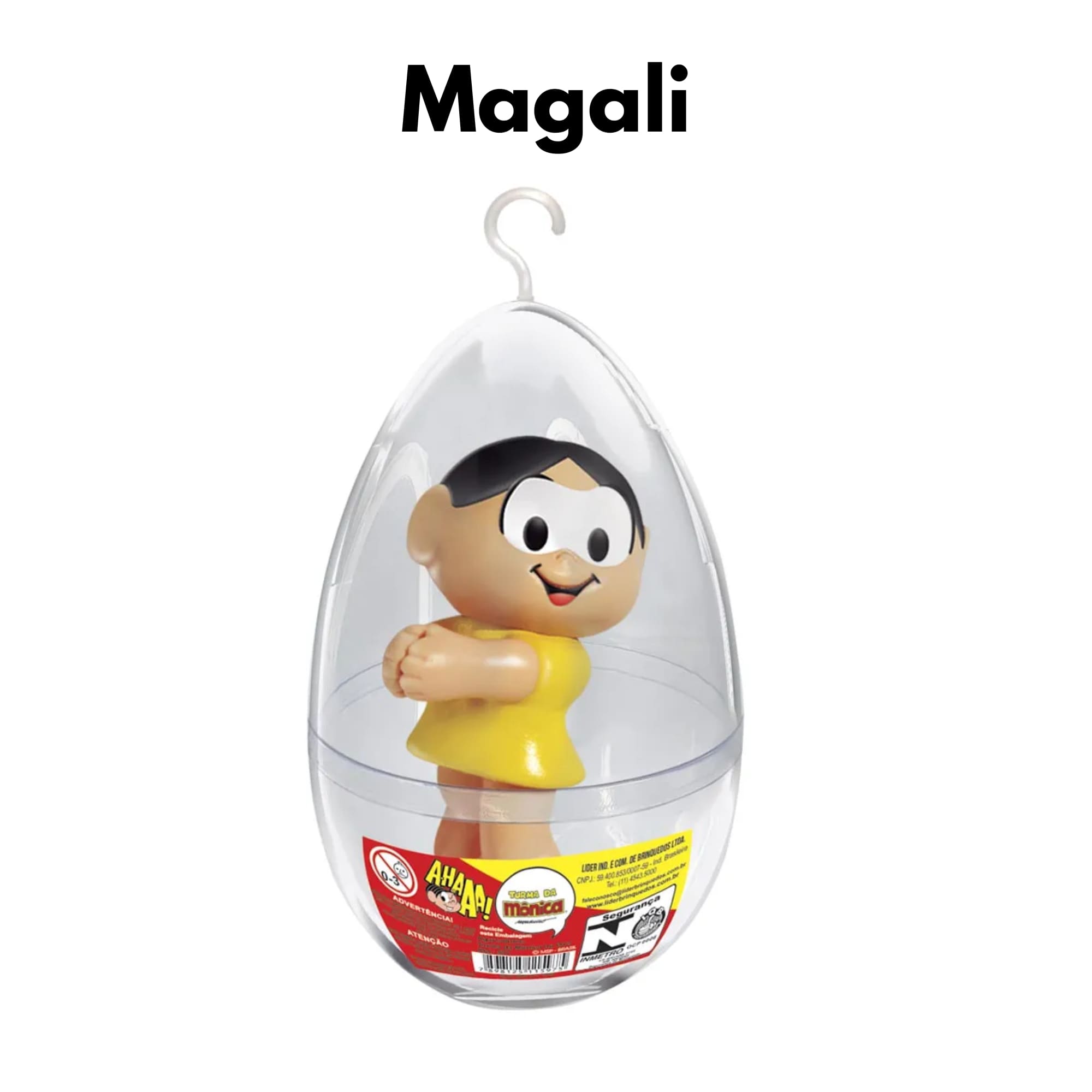 Brinquedo Infantil Boneca Agarradinhos Ovo Pequeno Turma da Monica Idade Recomendada +4 Anos Produto Líder 597
