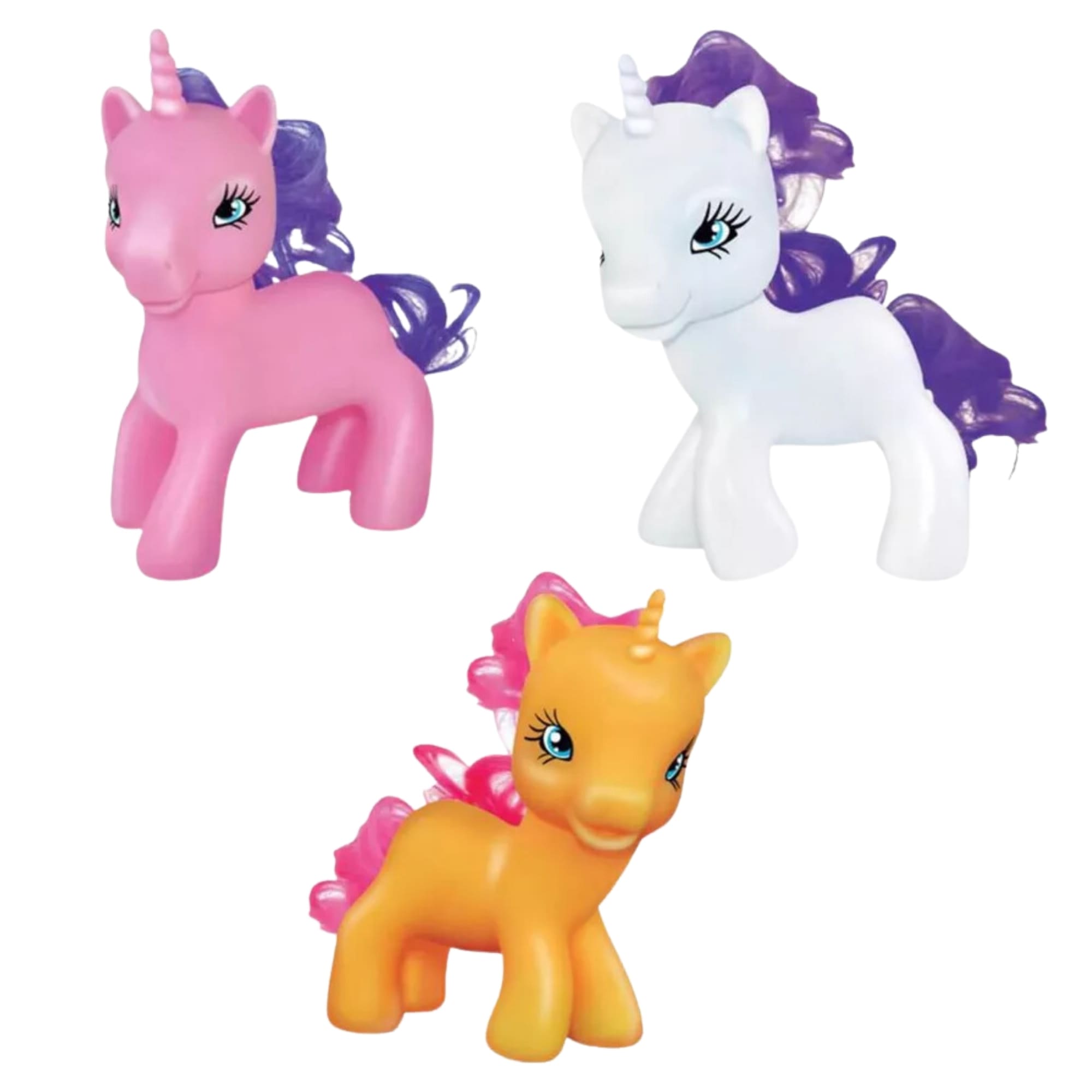 Brinquedo Infantil Ovo de Páscoa Bonecos Trio Unicórnio Idade +3 Anos Produto Sortido Líder 2927