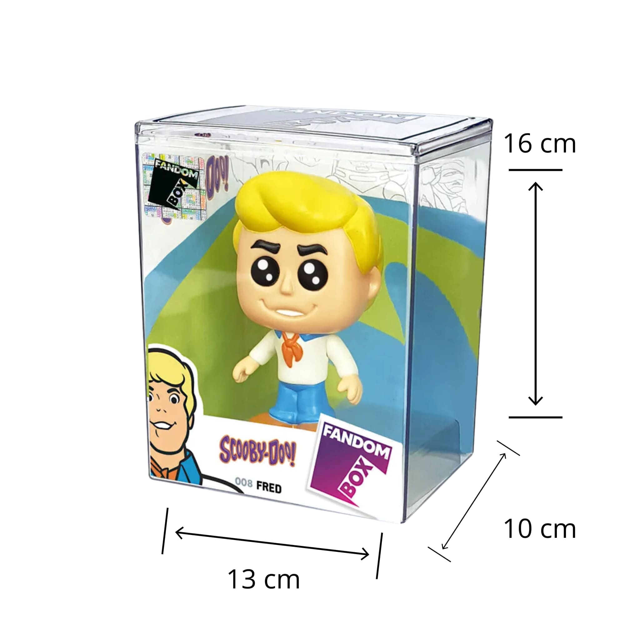 Boneco Brinquedo Infantil Fandom Box Scooby Doo Fred Colecionável Líder 3253