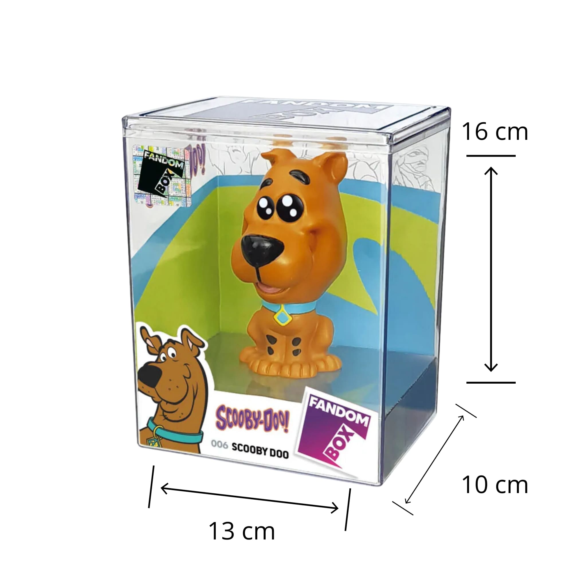 Boneca Brinquedo Infantil Fandom Box Scooby Doo Colecionável Idade Recomendada +3 Anos Líder 3251