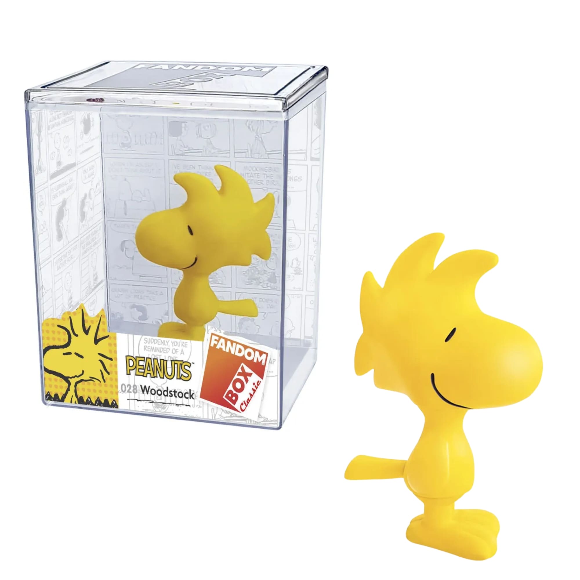 Boneco Brinquedo Infantil Fandom Box Peanuts Woodstock Colecionável Líder 3316
