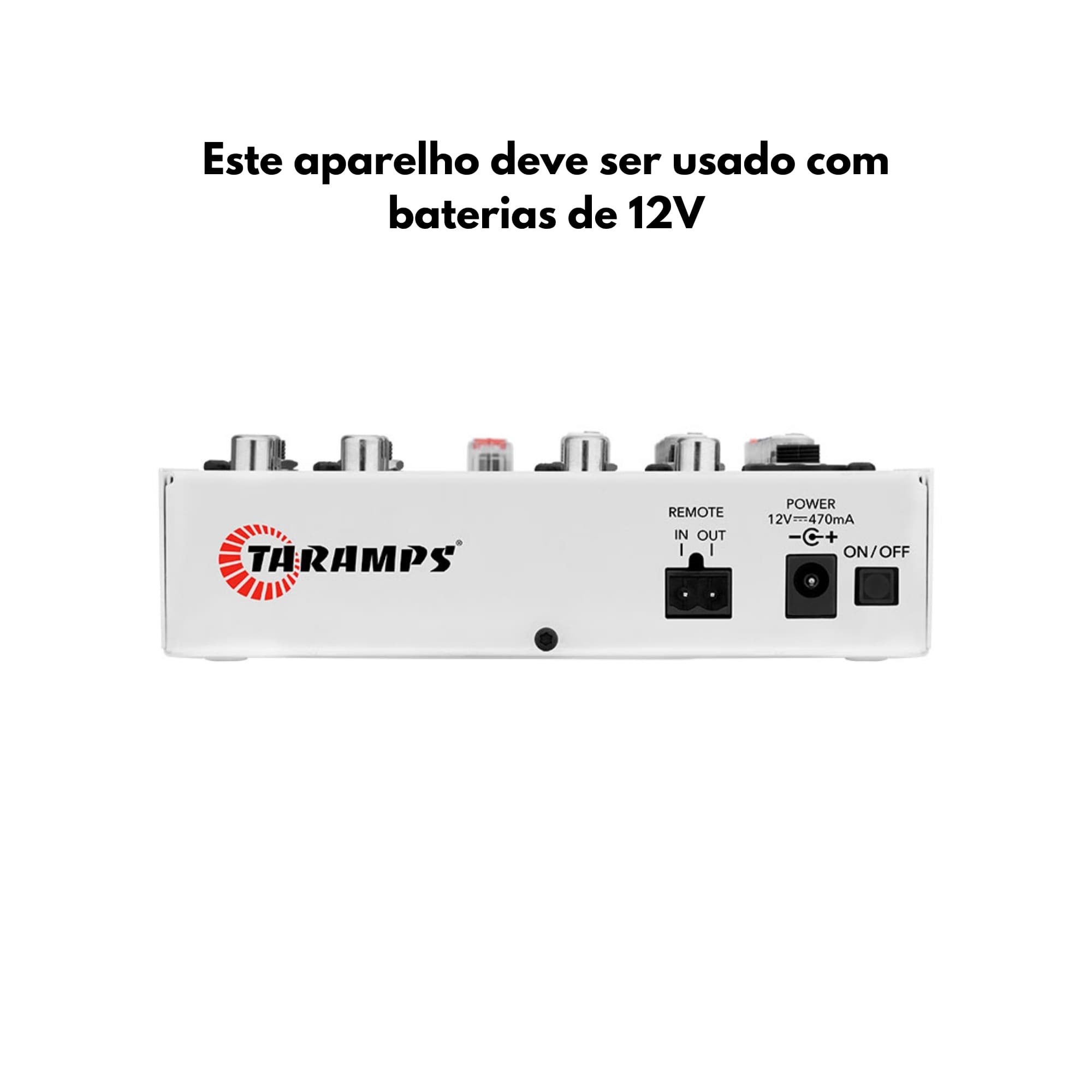 Mesa de Som T 0302 FX 69 Efeitos de Luz 3 Canais Multicolor Taramps - 901961