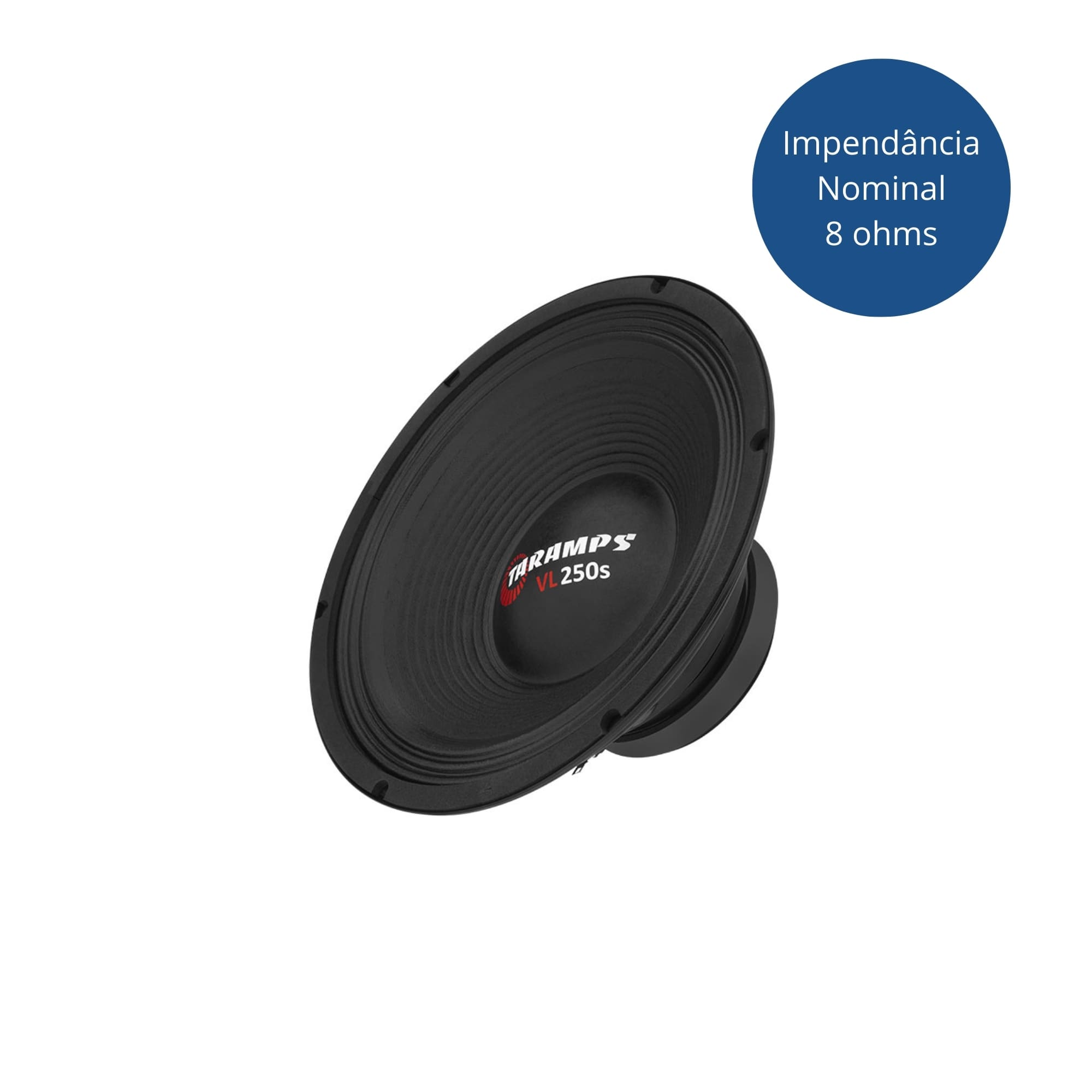 Alto Falante Automotivo 250w Frequência até 4.000 Hz 10 VL 250S 8 OHMS Taramps - 901000