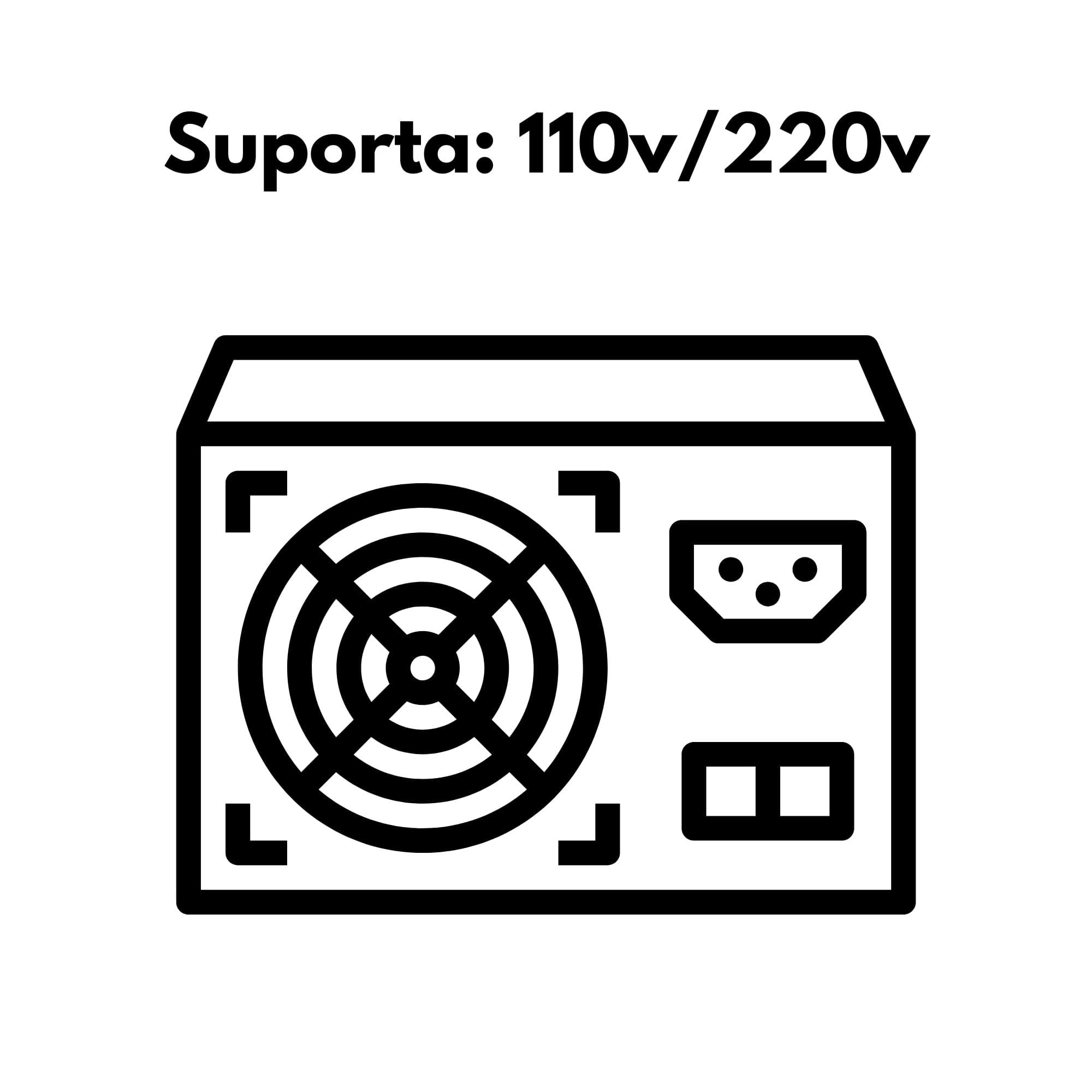Fonte ATX 200W C3tech Para Gabinete Slim S/cabo Bivolt PS-200SFX - 012000471