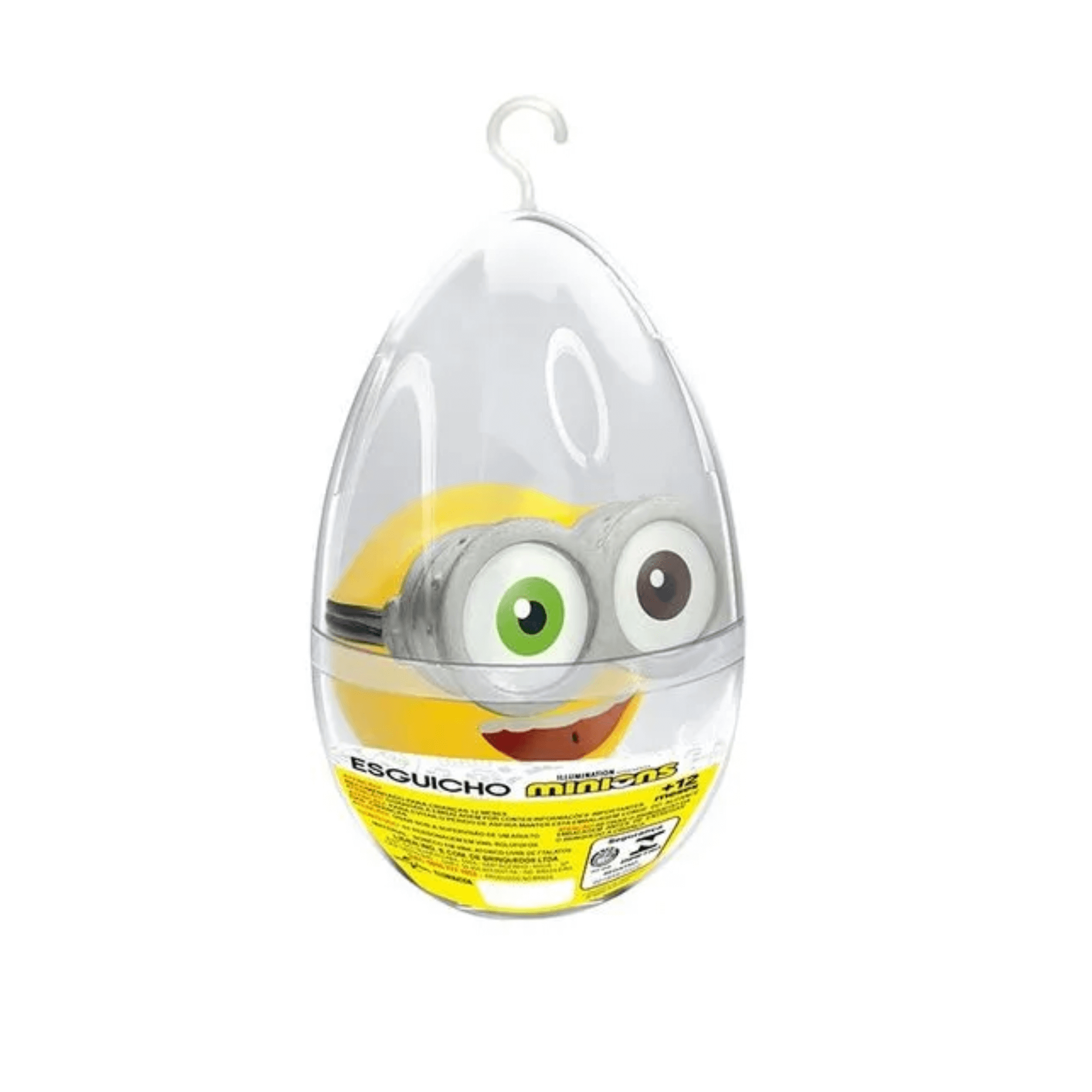 Brinquedo Infantil Ovo Minions Bob Esguicho Líder 3533