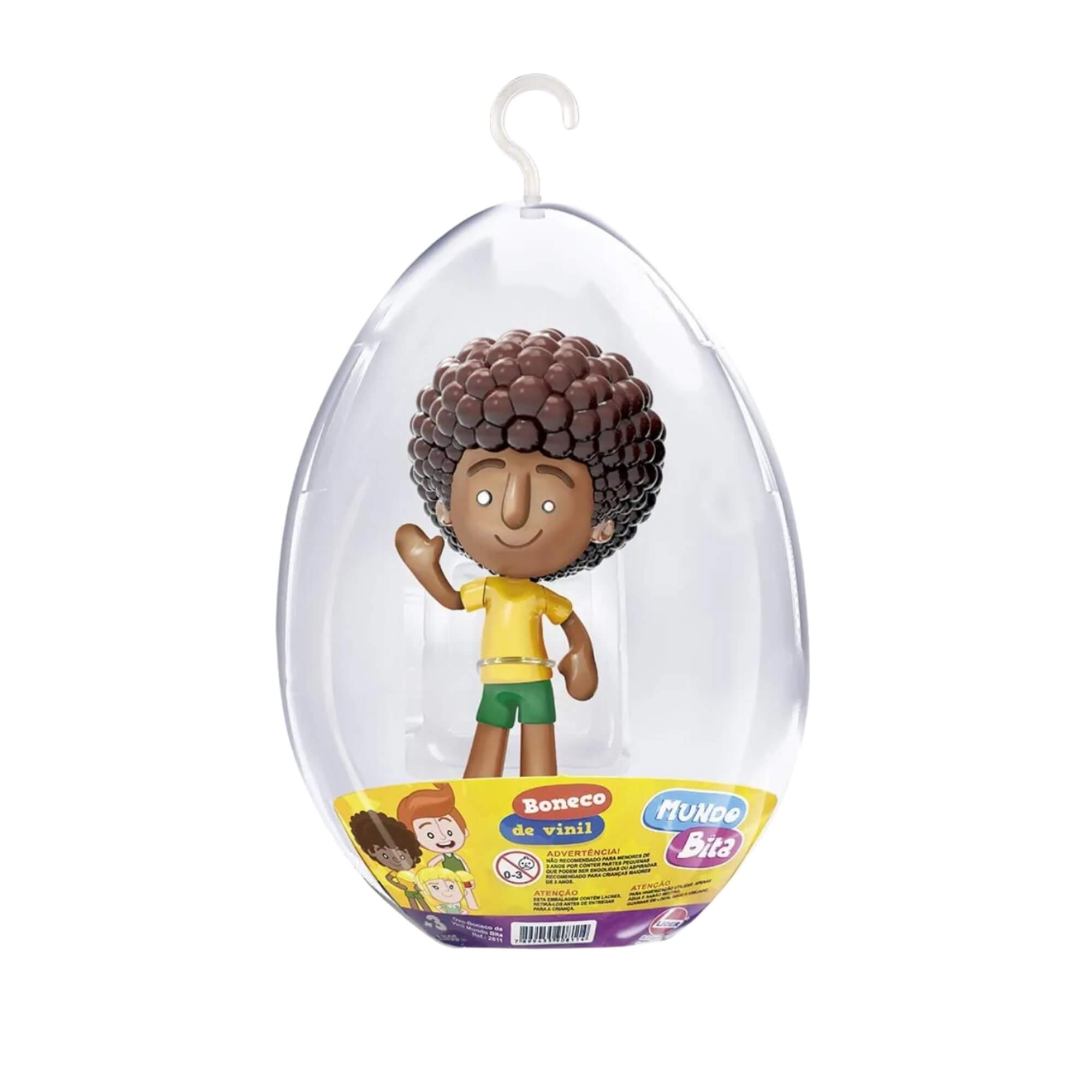 Brinquedo Infantil Boneco no Ovo Dan Mundo Bita Idade Recomendada +3 Anos Líder 2886