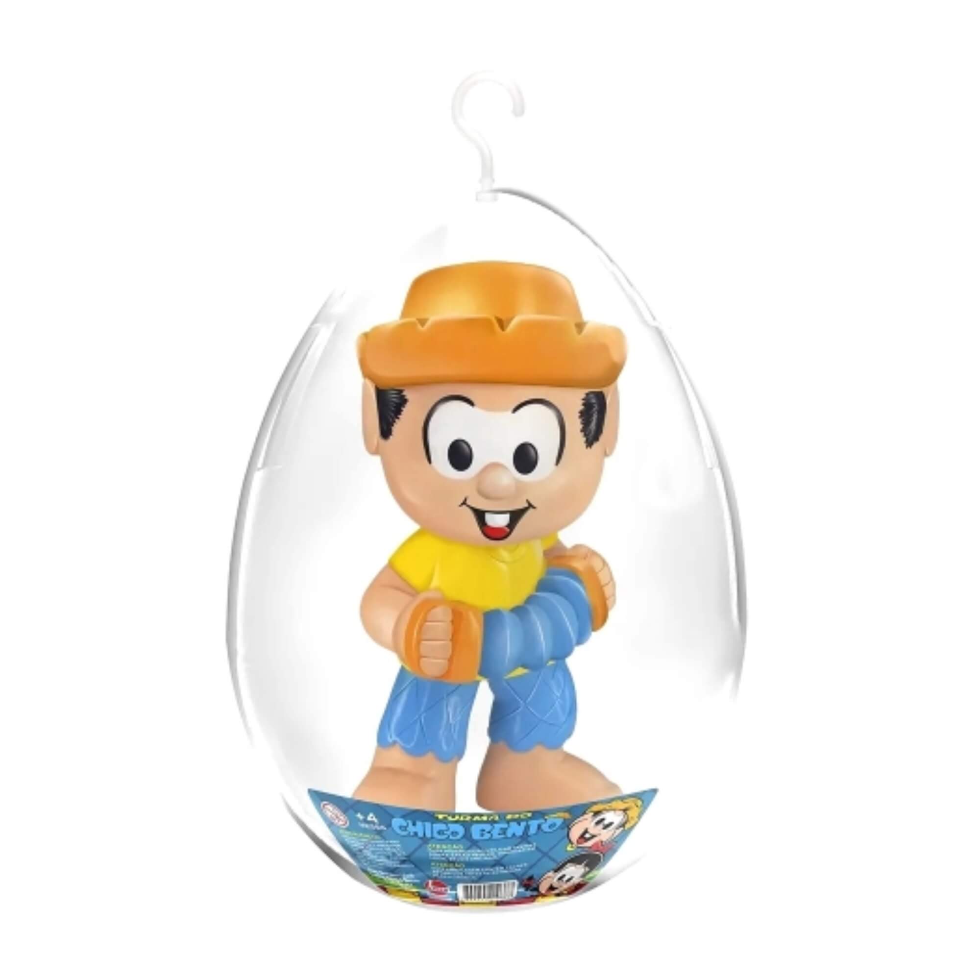 Brinquedo Infantil Boneco Turma do Chico Bento Ovo Médio Idade Recomendada +3 Anos Líder 3037