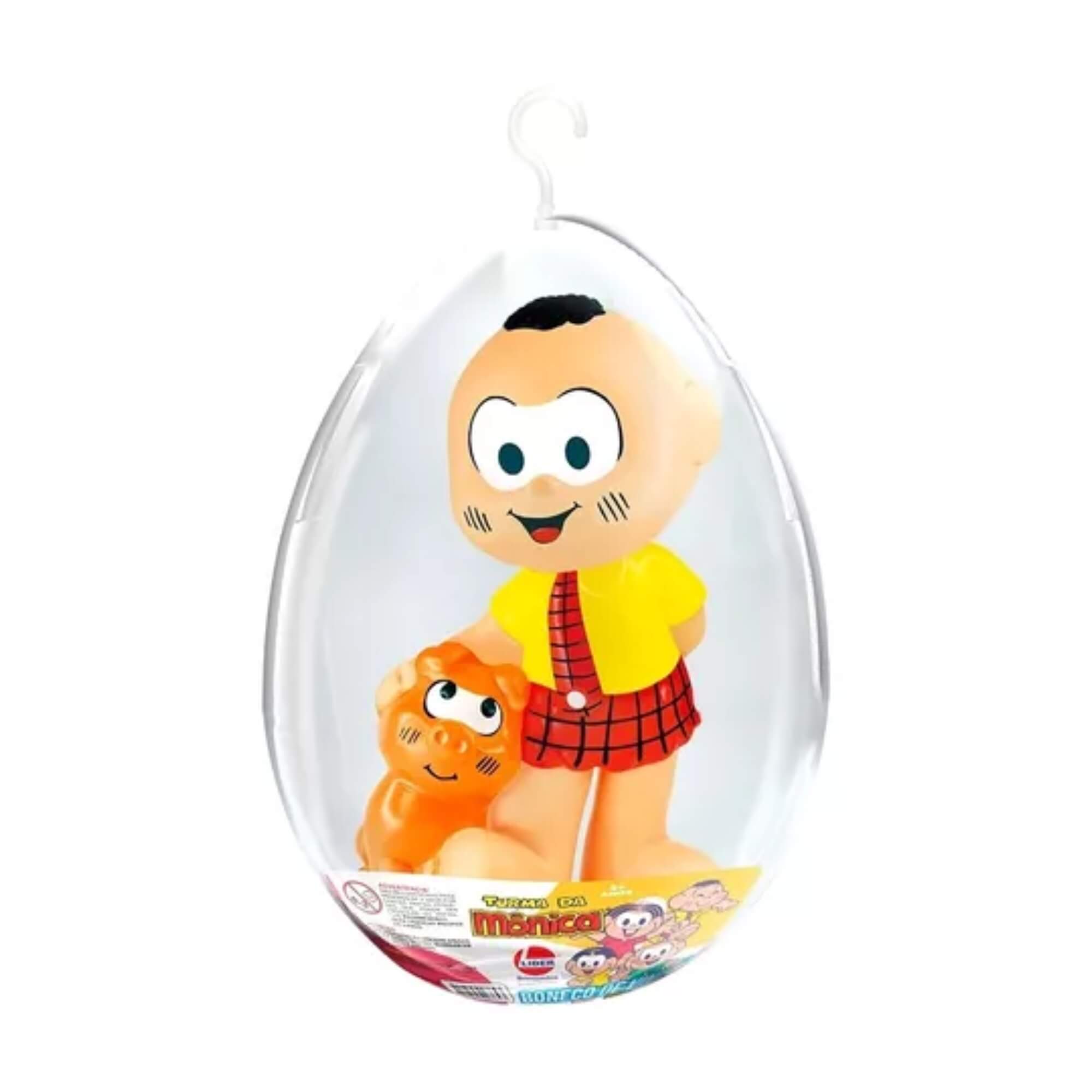 Brinquedo Infantil Bonecos no Ovo Médio Turma da Mônica Cascão Produto Líder 2764