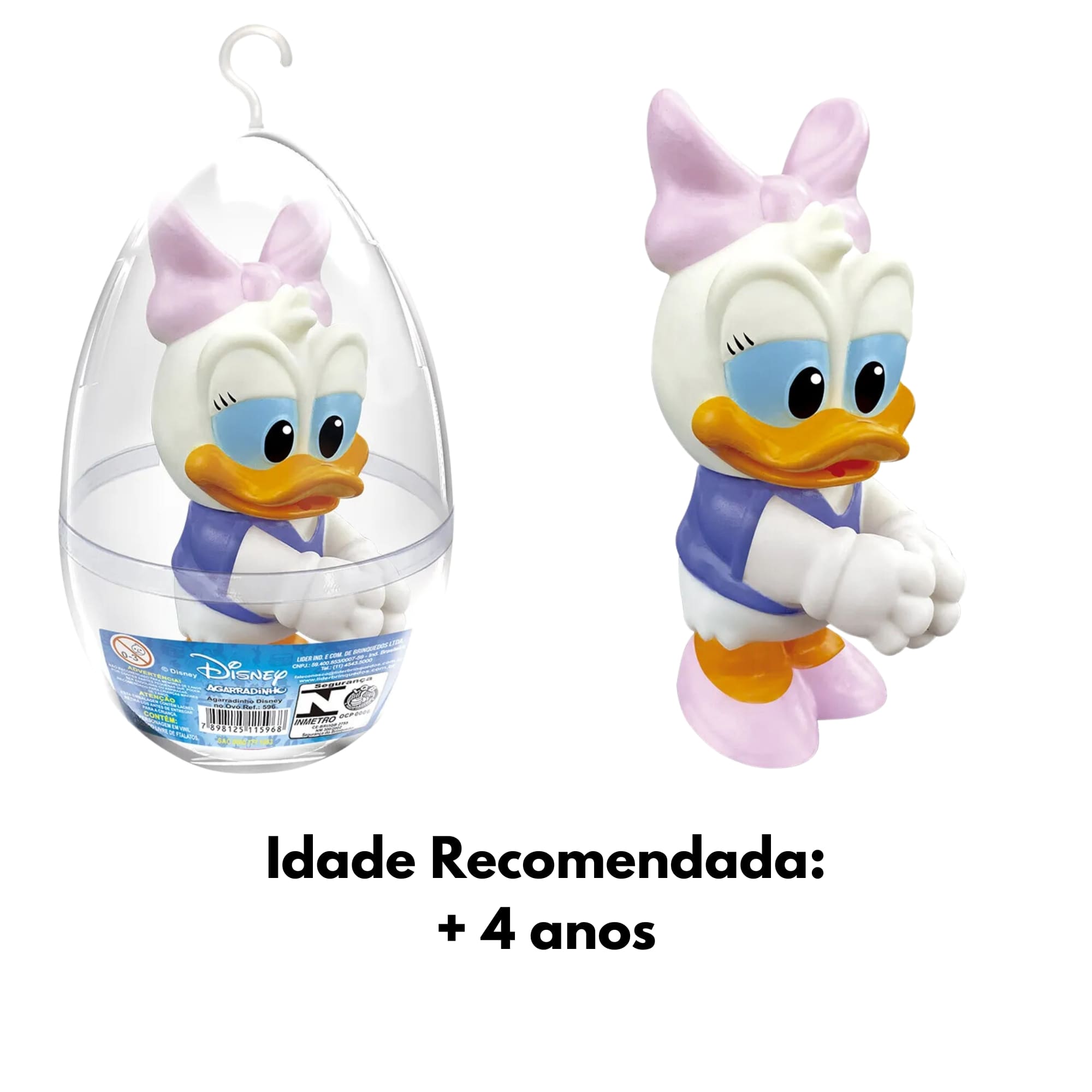 Brinquedo Infantil Agarradinhos Ovo Pequeno Disney Junior Mickey e Seus Amigos Idade Recomendada + 4 Anos Líder 3052 Per