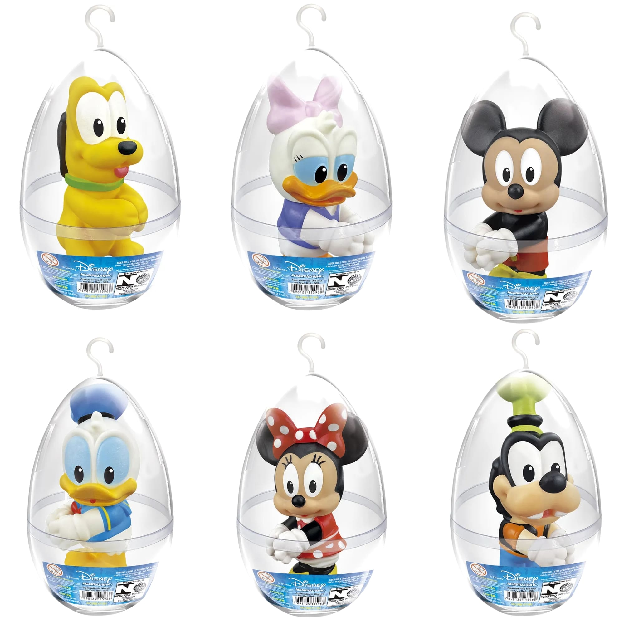 Brinquedo Infantil Agarradinhos Ovo Pequeno Disney Junior Mickey e Seus Amigos Idade Recomendada + 4 Anos Líder 3052 Per