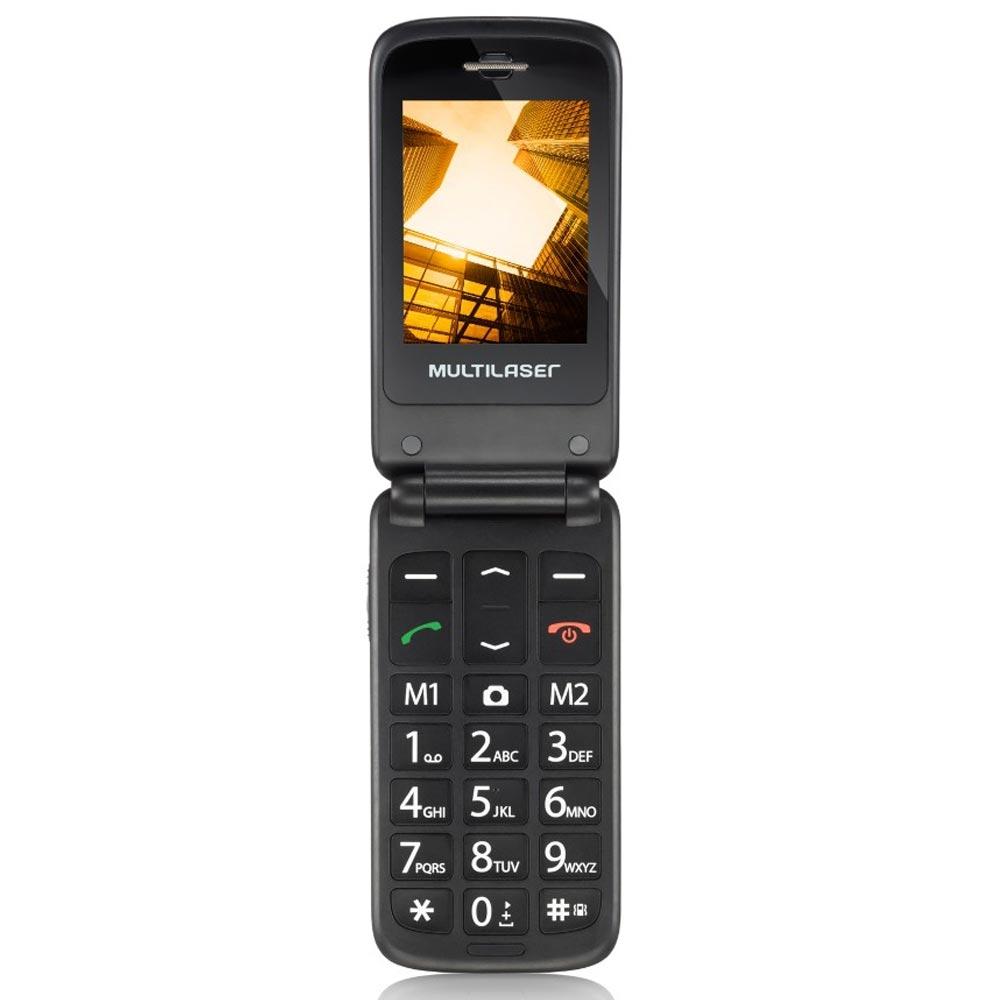Celular Multilaser Vita II Flip Dual Chip - Azul P9020