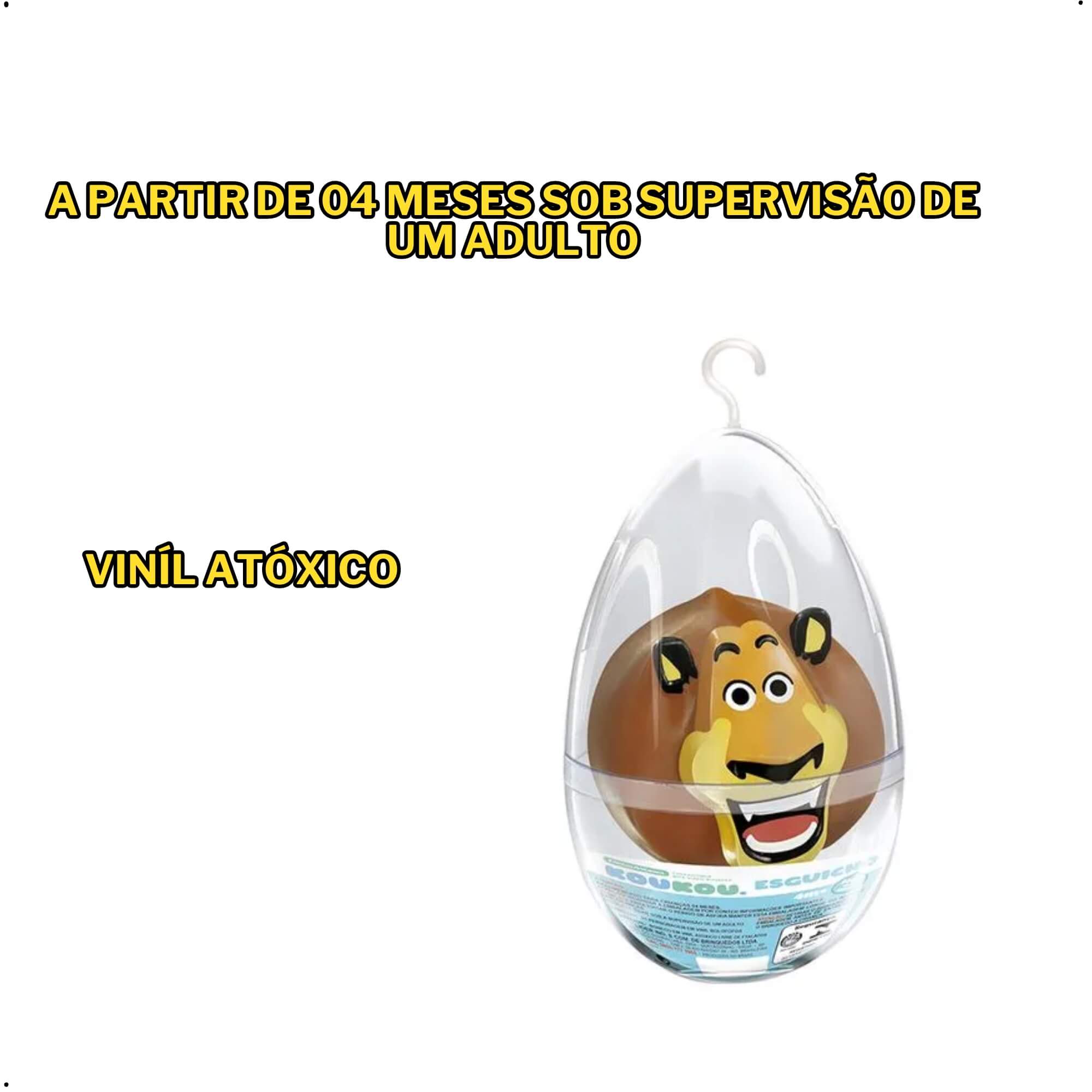 Brinquedo Infantil Ovo Dreamworks Madagascar Alex Esguicho Líder 3534