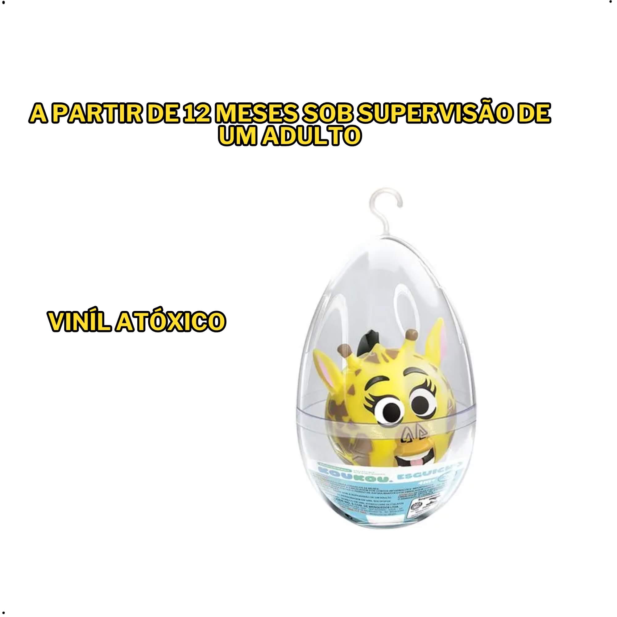 Brinquedo Infantil Ovo Dreamworks Madagasgar Melman Esguicho Líder 3534