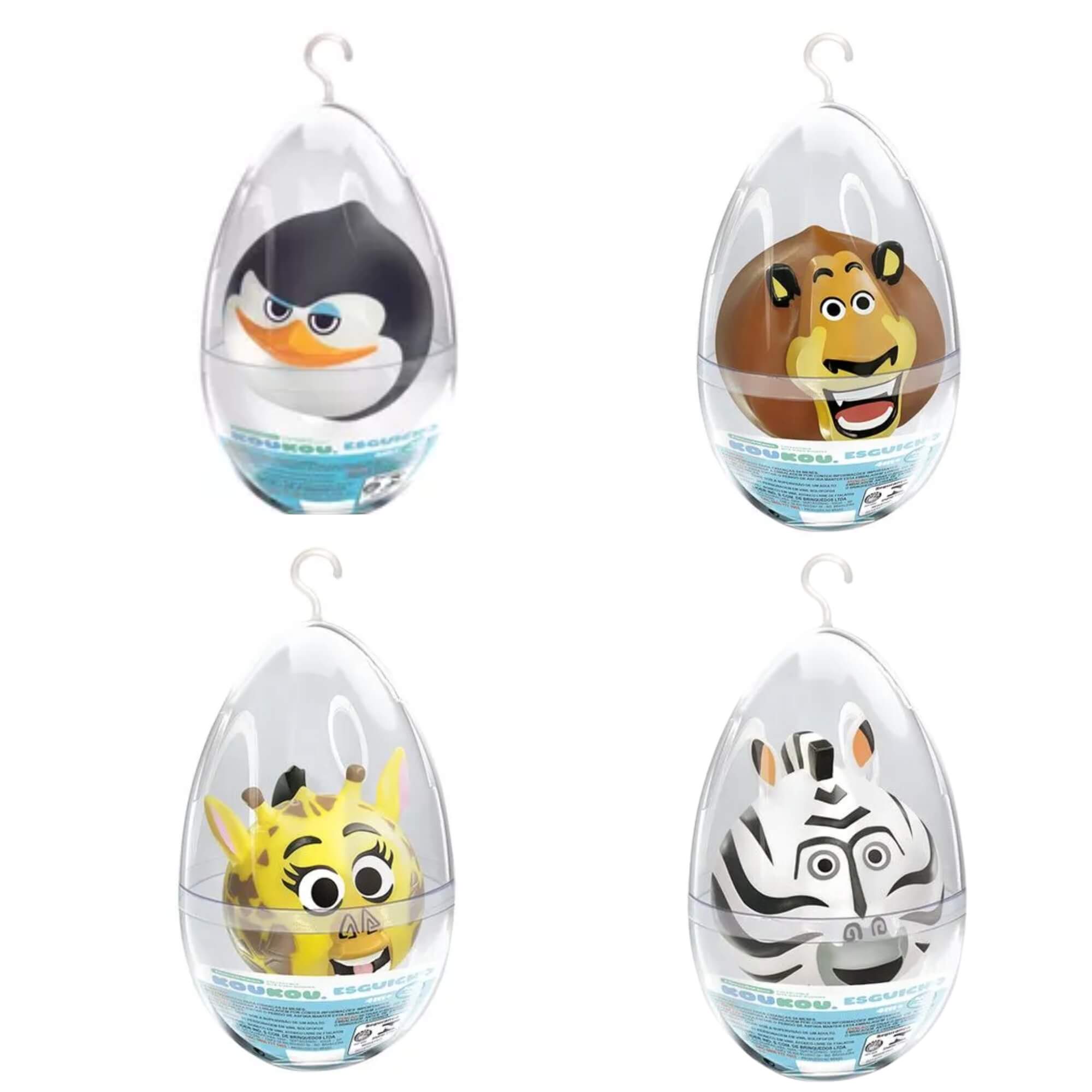 Brinquedo Infantil Ovo Dreamworks Madagasgar Melman Esguicho Líder 3534