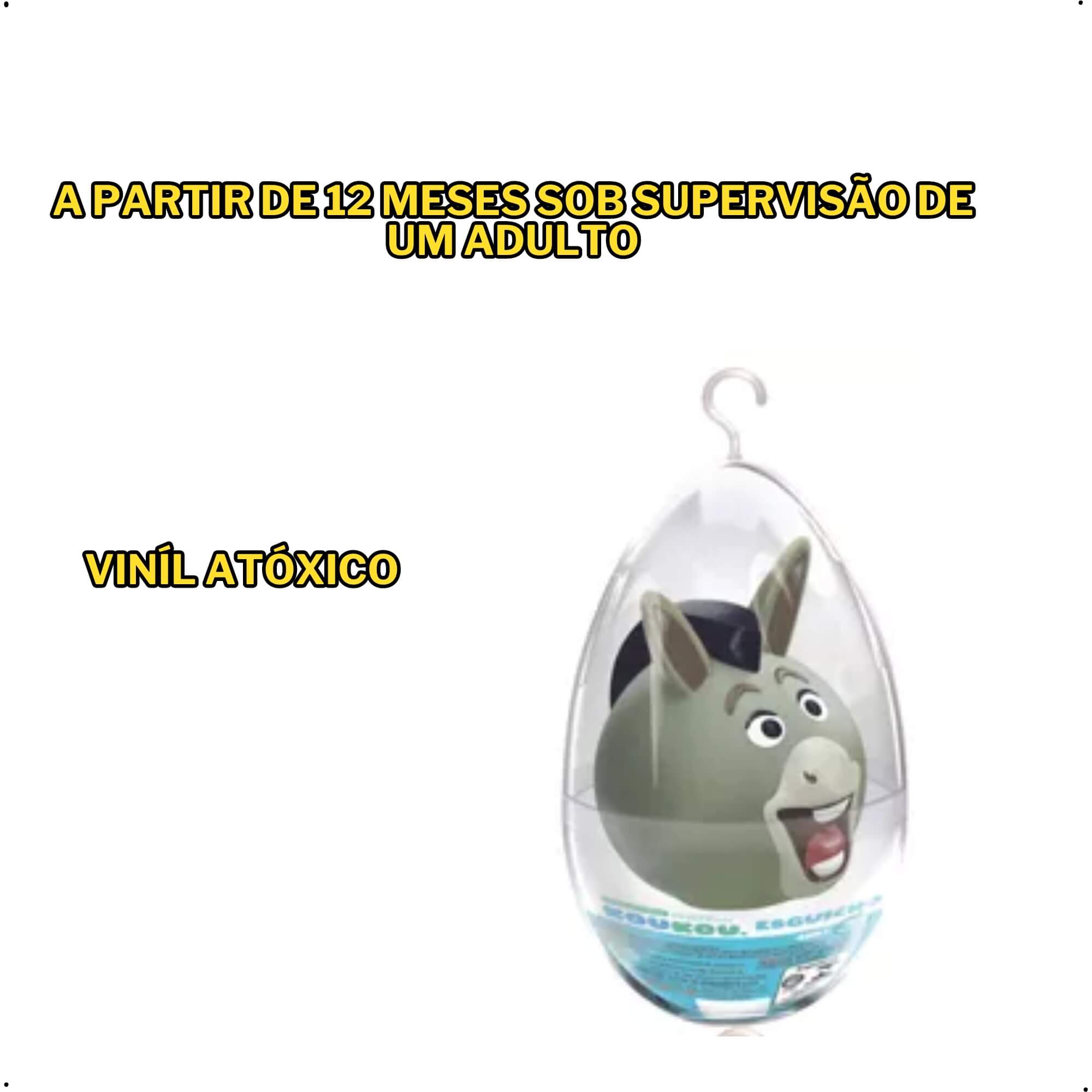 Brinquedo Infantil Ovo Dreamworks Burro do Shrek Esguicho Líder 3534