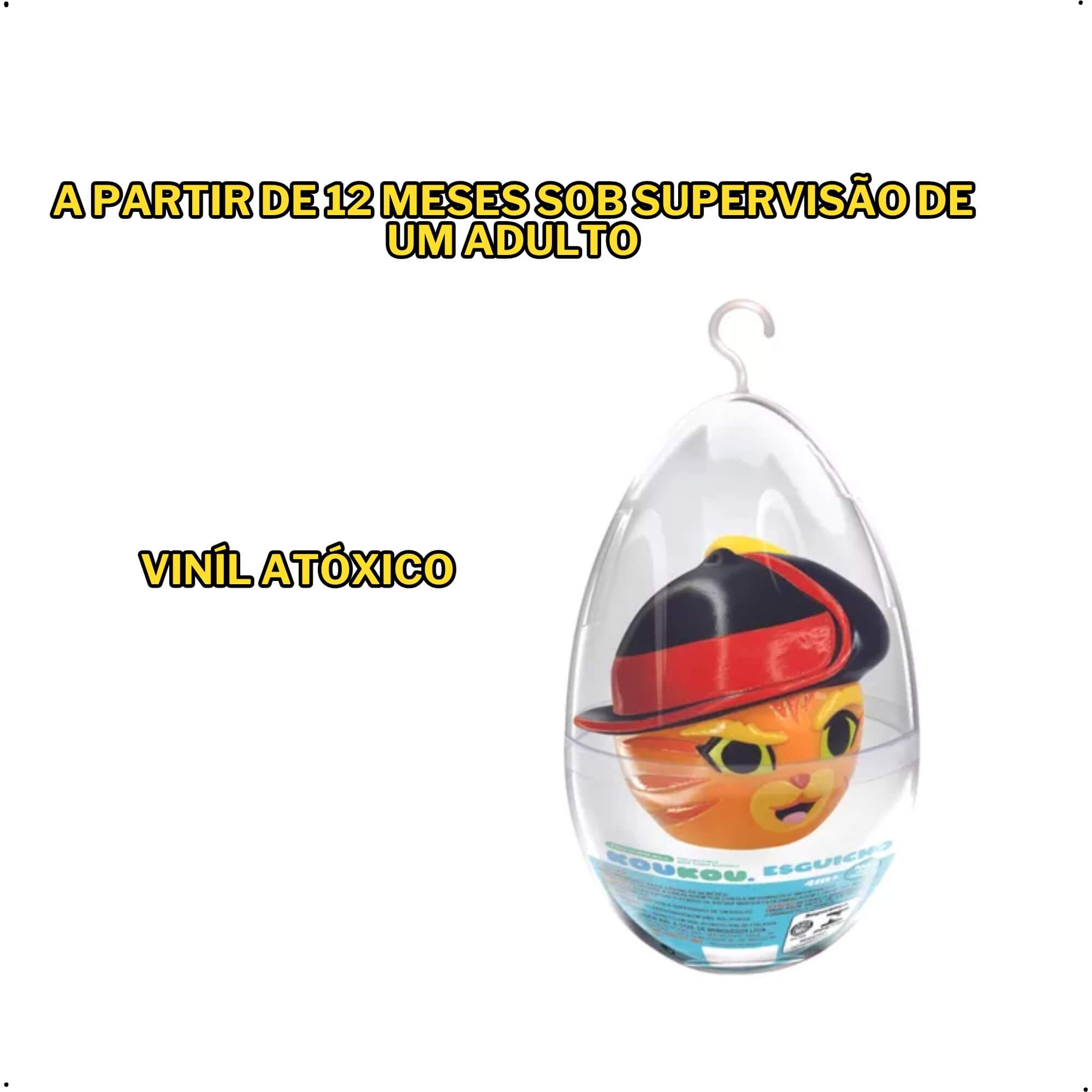 Brinquedo Infantil Ovo Dreamworks Gato de Botas Esguicho Líder 3534