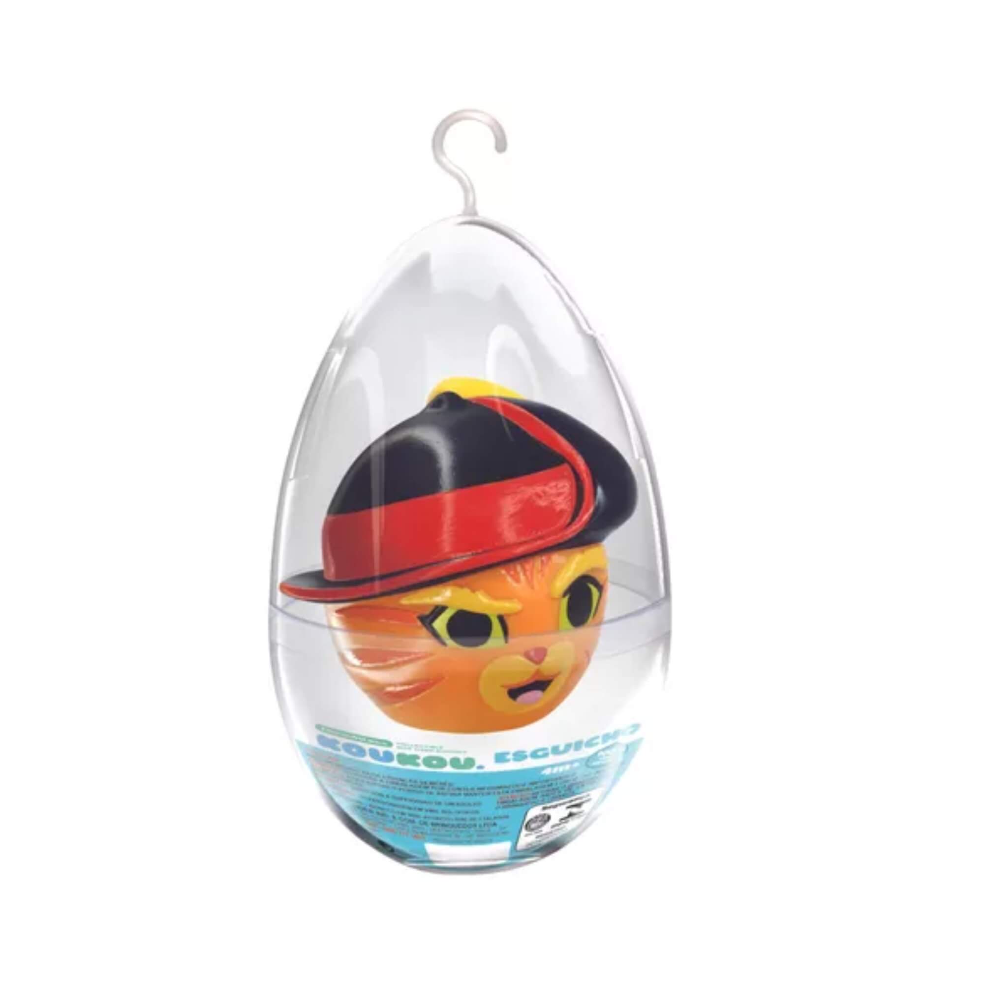 Brinquedo Infantil Ovo de Páscoa Dreamworks Esguicho Líder 3534 Personagem:Gato de Botas