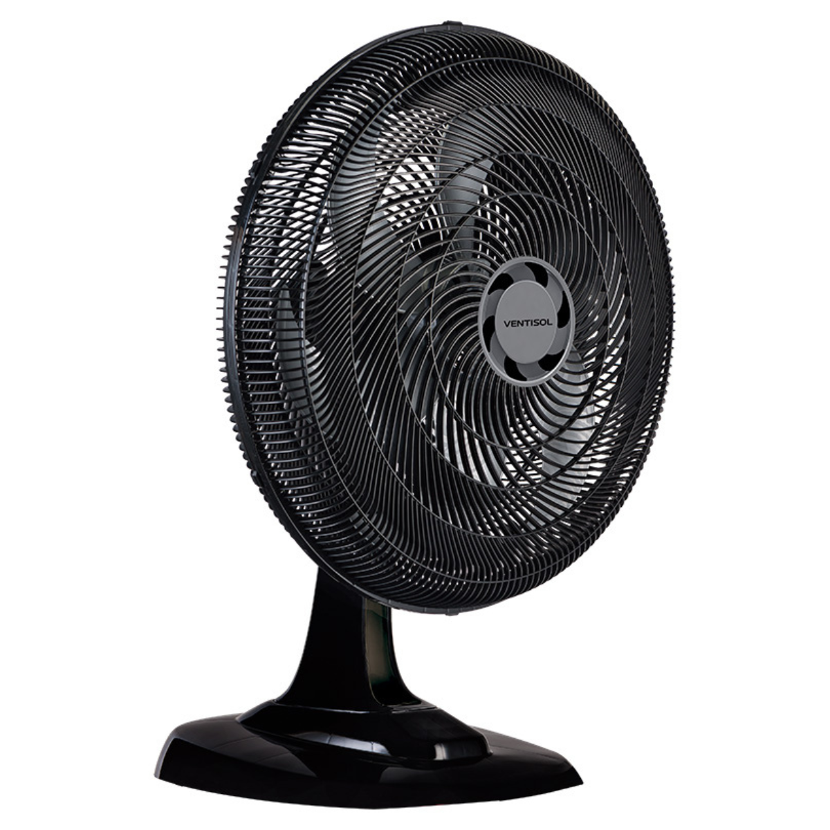 Ventilador de Mesa Oscilante 50cm Turbo 6 pás 127v Preto Premium Agratto class A Ventisol 4259
