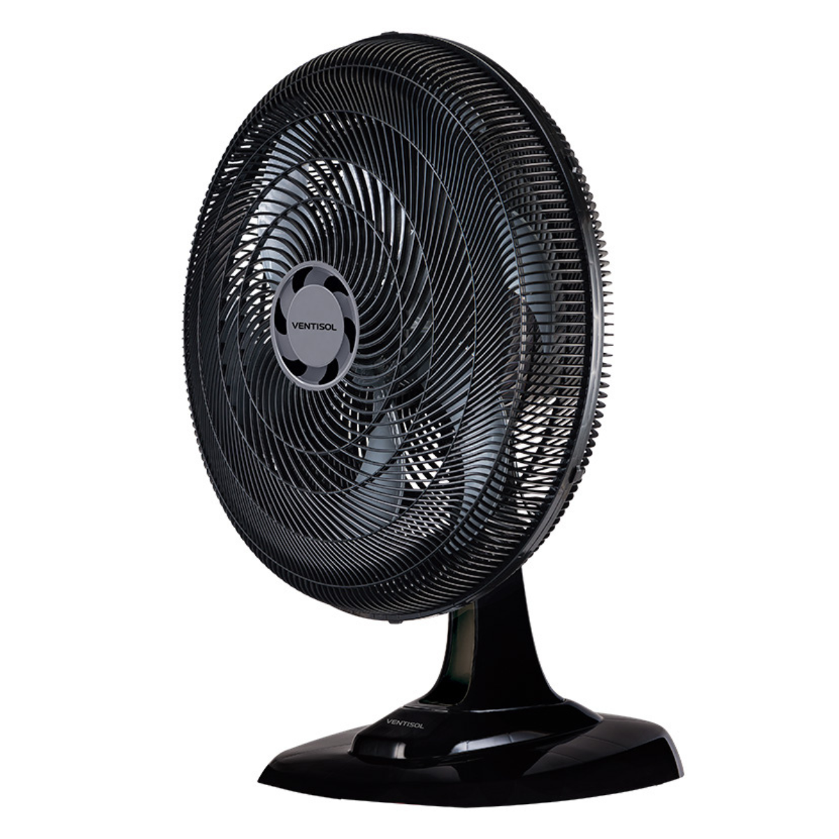 Ventilador de Mesa Oscilante 50cm Turbo 6 pás 127v Preto Premium Agratto class A Ventisol 4259