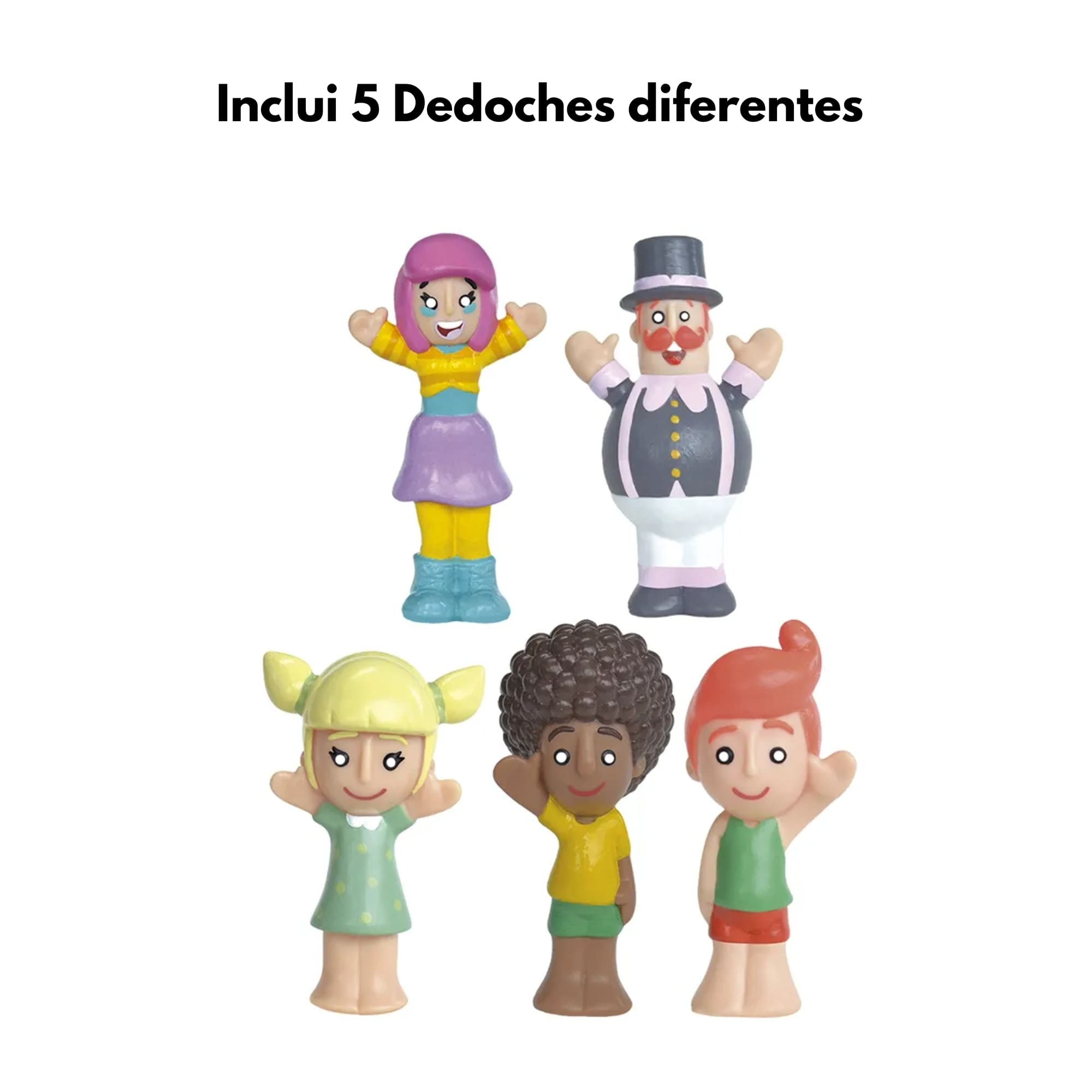 Brinquedo Boneco Infantil Dedoches Mundo do Bita para Crianças a Partir de 3 Anos Líder - 3031