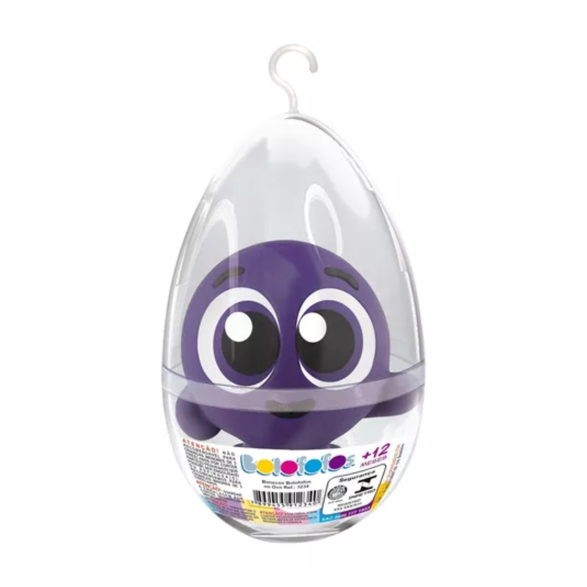 Brinquedo Infantil Boneco no Ovo Bolofofos Esguicho Líder 3234
