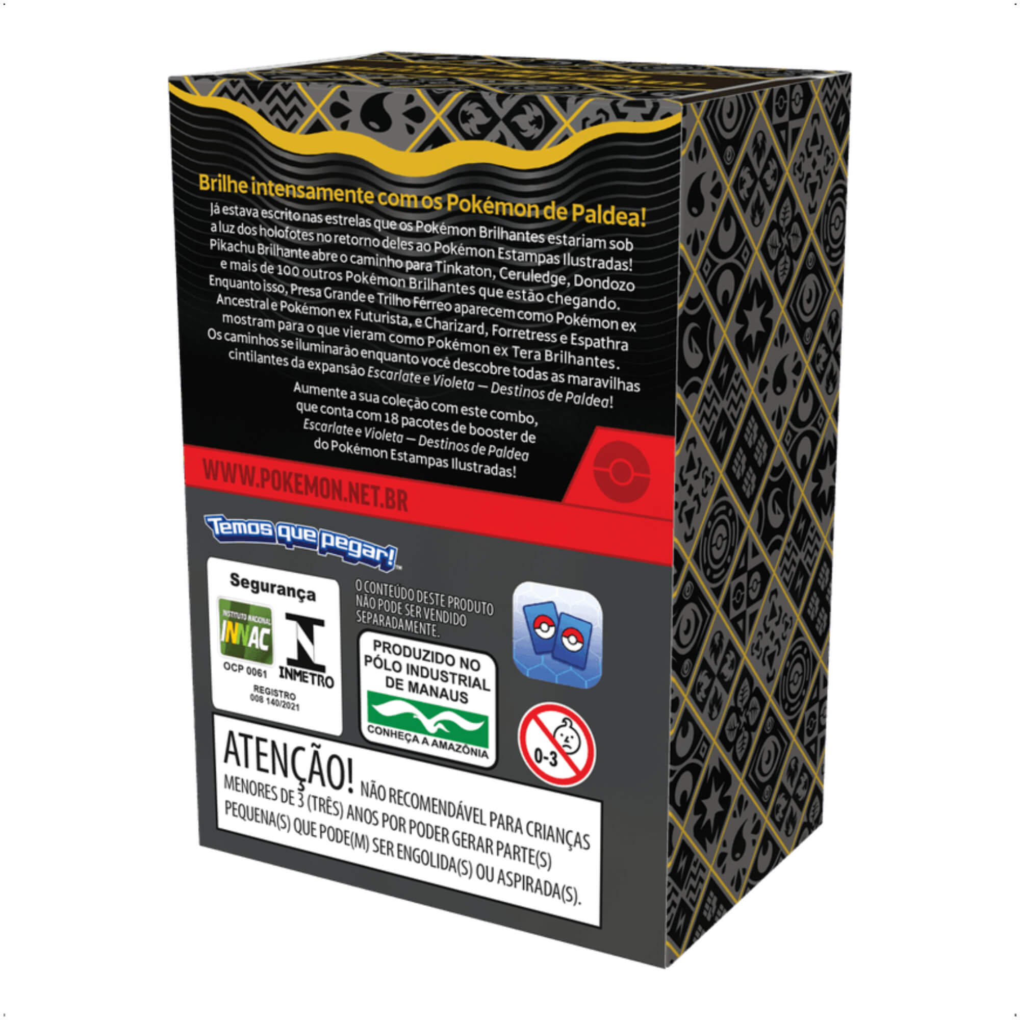 Pokemon EV4.5 - Combo De Booster Display Box - Destinos de Paldea Copag 33859