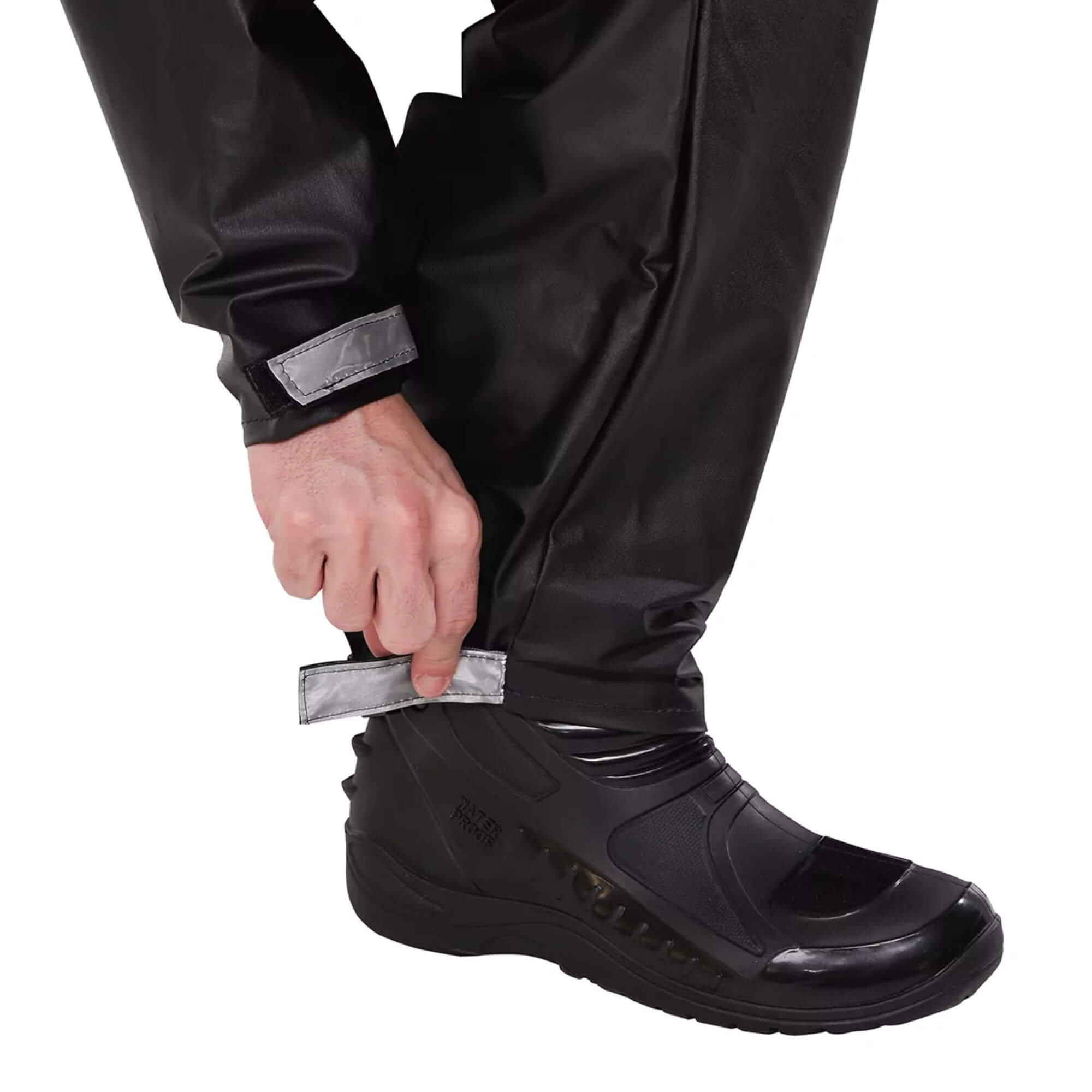 Conjunto Capa de Chuva Pvc Bravo c/ Capuz Masculina GG Preto Pioneira 	2250-M-PRE-GG