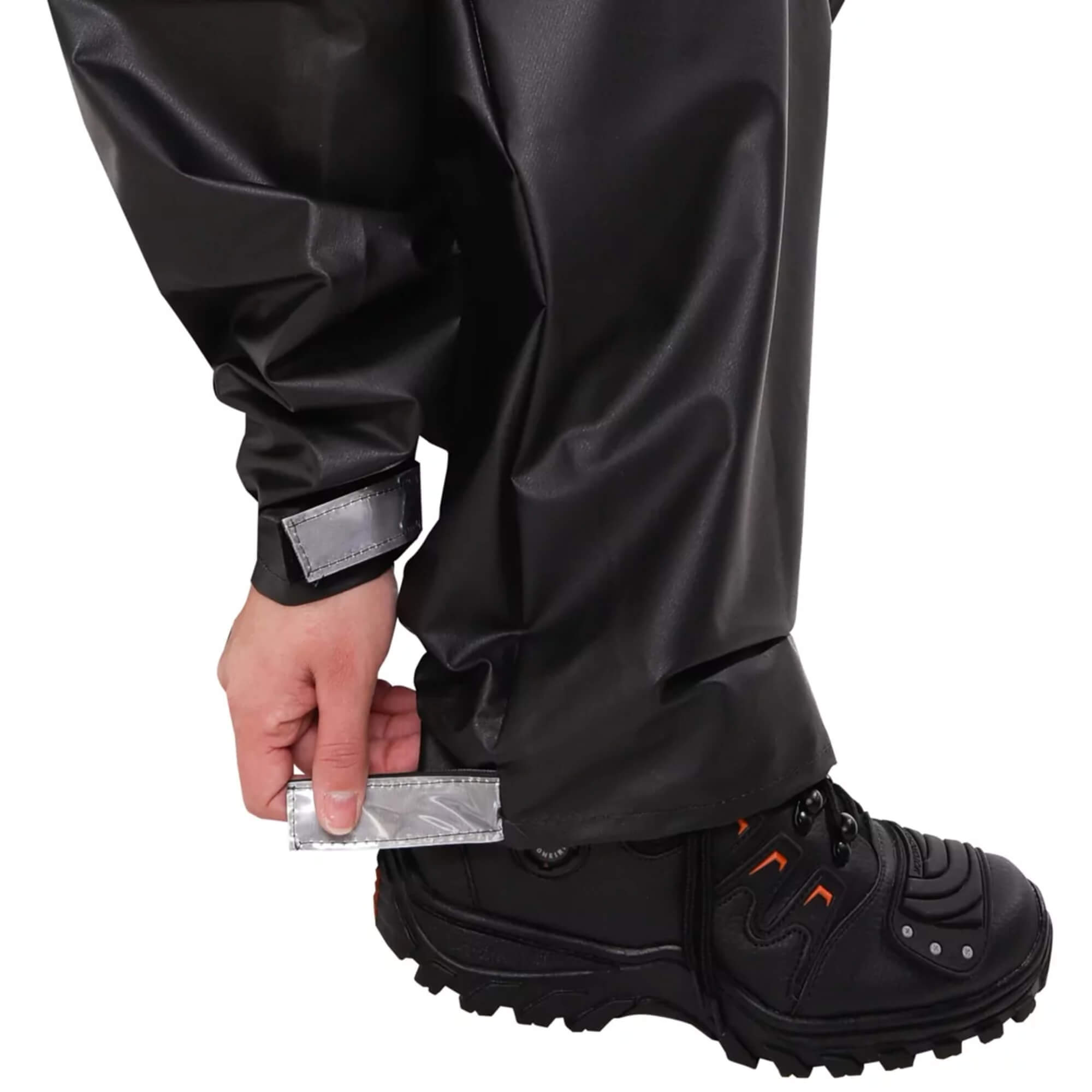 Conjunto Capa de Chuva Pvc Bravo c/ Capuz Feminina G Preto Pioneira 2250FEM-F-PRE-G