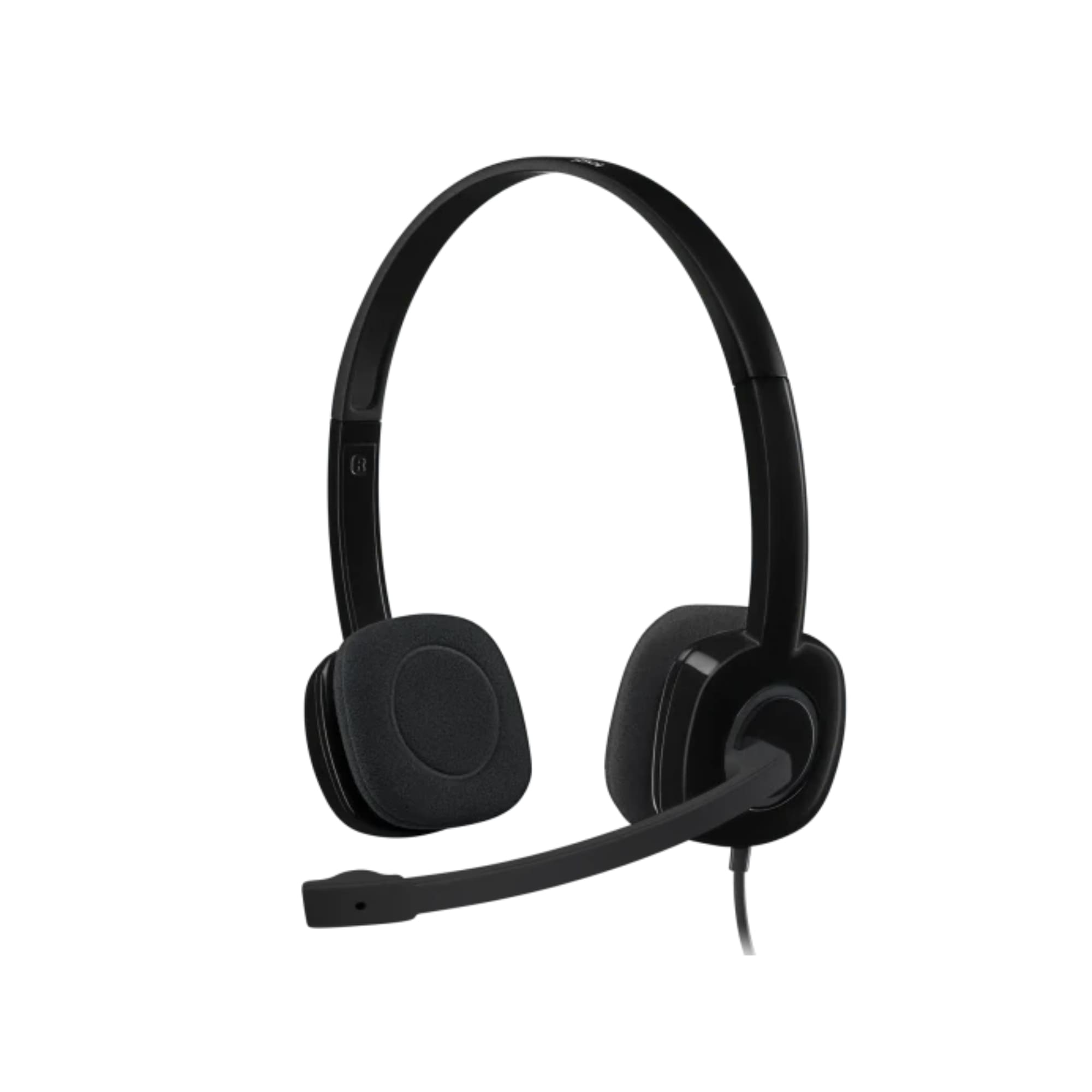 Headset Fone de Ouvido com Fio Estéreo Analógico Logitech H151 Preto Nude Logitech - 556787