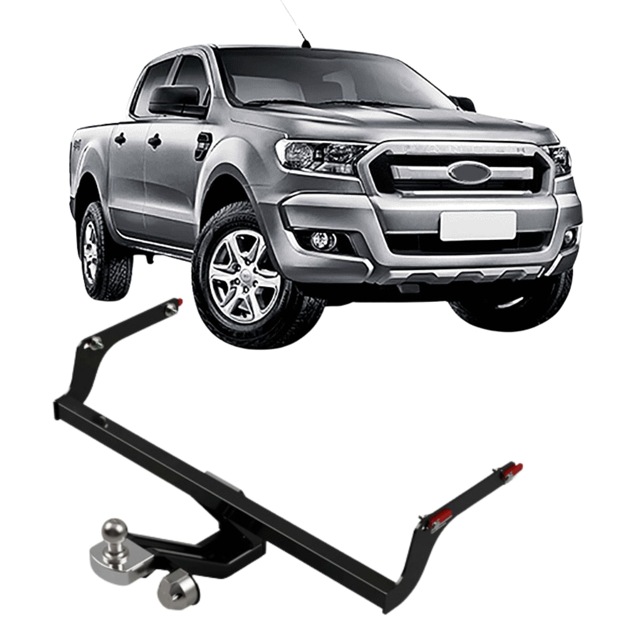 Engate Ranger 2024 Em Diante, Fixo Sem Furos Braconi - BRC-FD-53