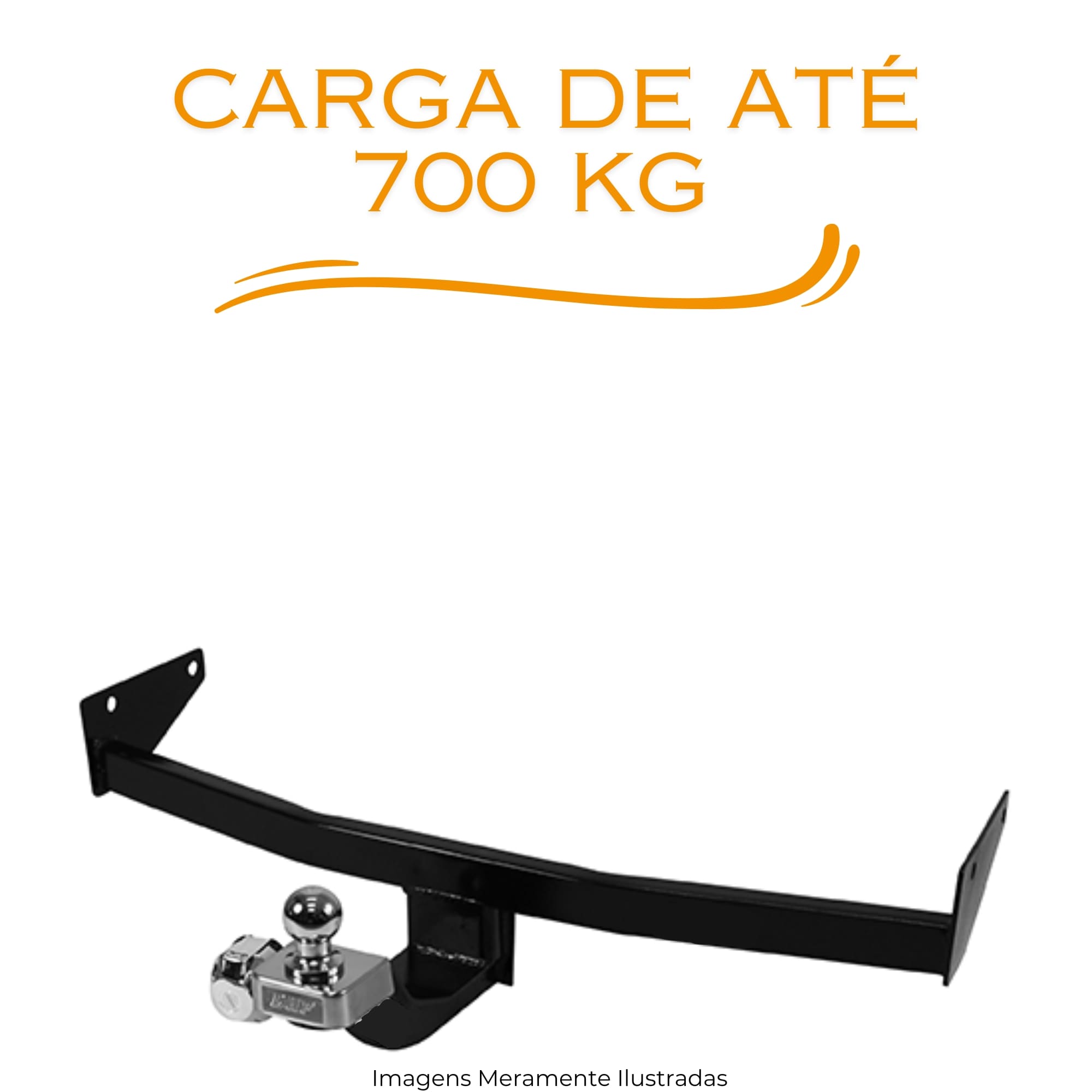 Engate Renegade 15 -  24  4X2 e 4X4  Removível Sem Furo Peso até 700 kg  Braconi - BRC-REM-IM-132