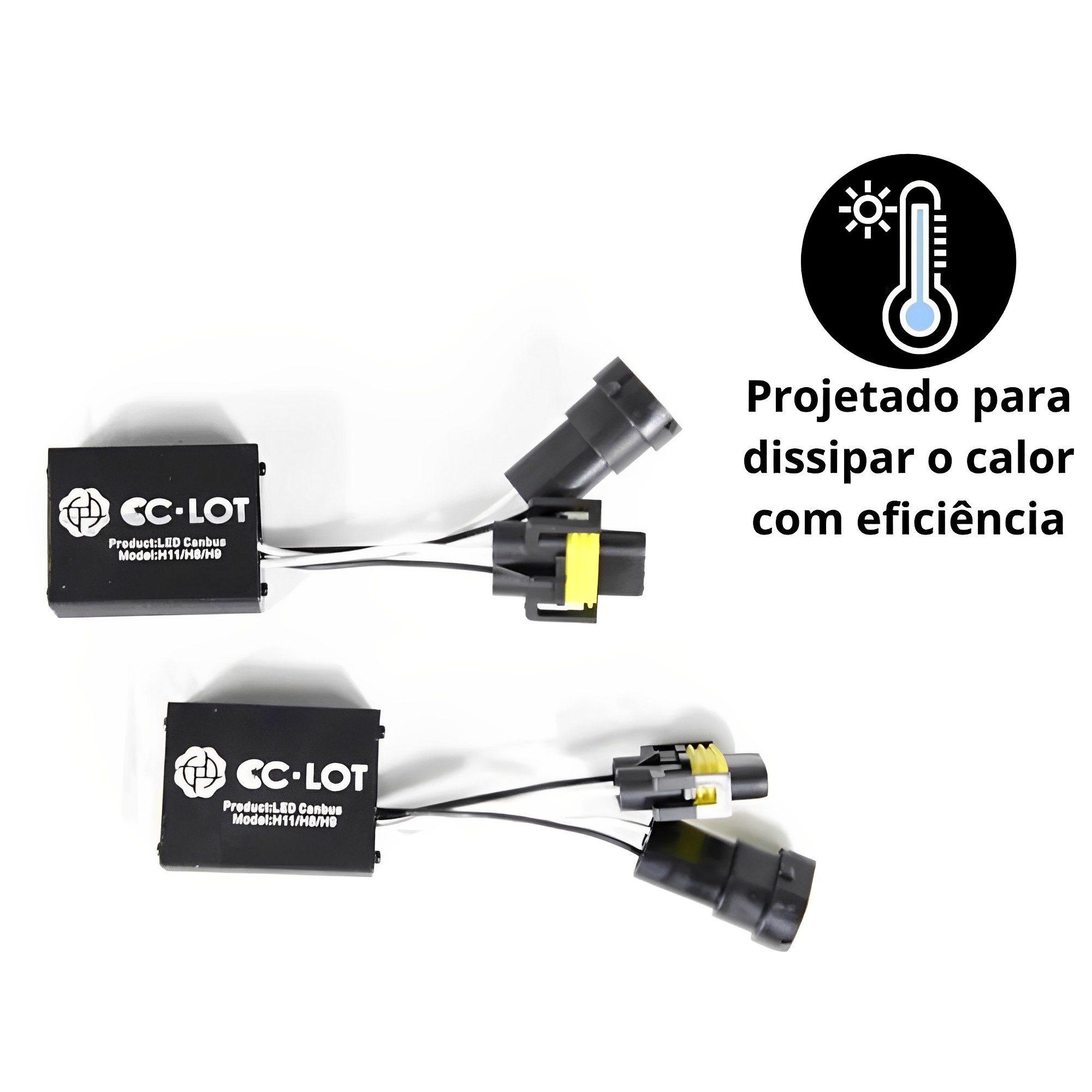 Par Canceller para faróis LED Canbus CClot modelo a escolher Modelo:H16