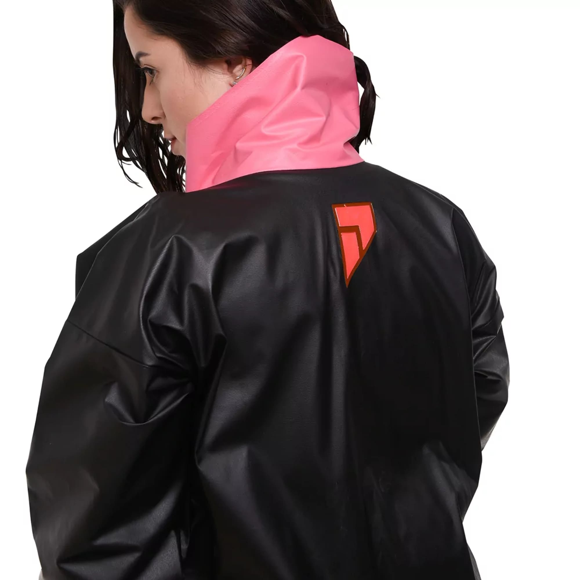 Conjunto Capa Chuva Pvc 0,30mm Bravo Gola Feminino Tamanho XG Pioneira - 2200FEM-F-PRE-XG