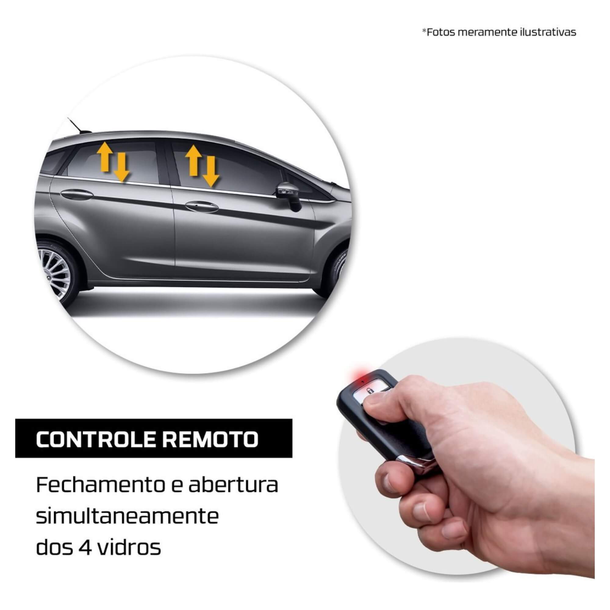 Módulo Subida de Vidro compatível c/ F150 2022 a 2024 Tury - PRO 4.150 LONG AF